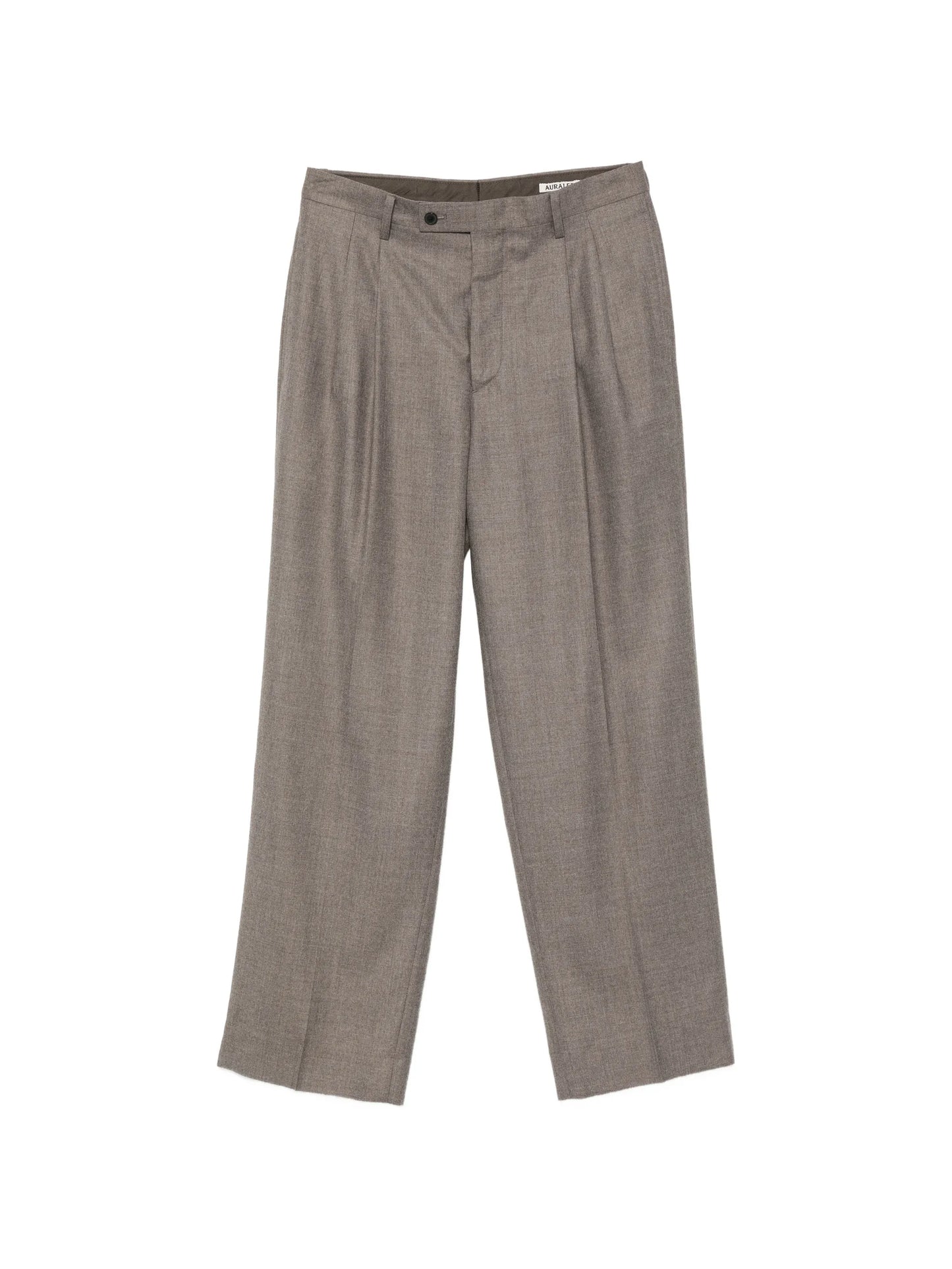 pleated wool trousers