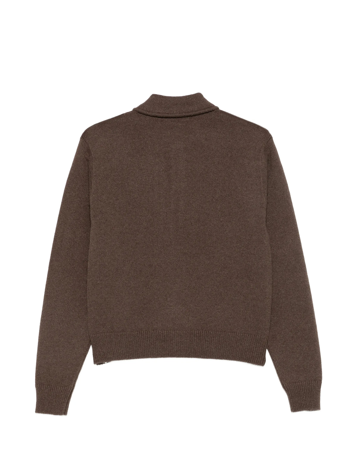 fine-knit wool cardigan