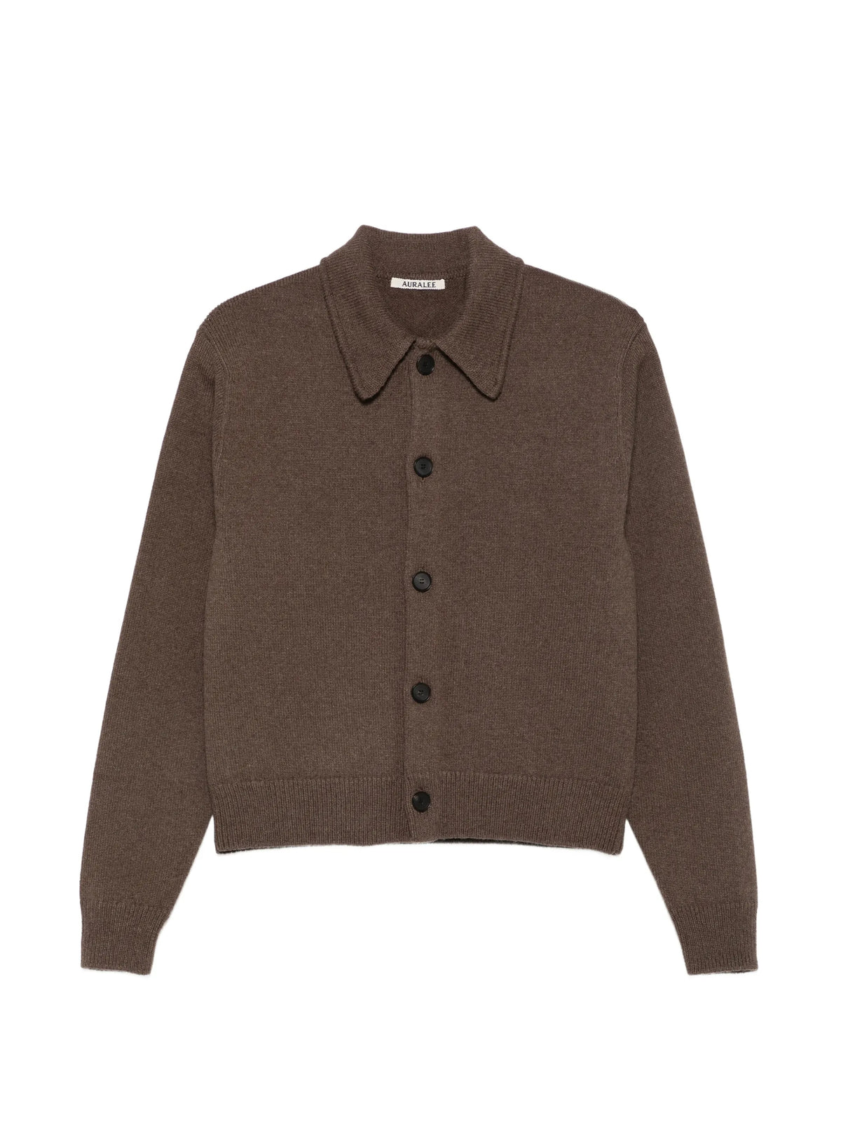 fine-knit wool cardigan