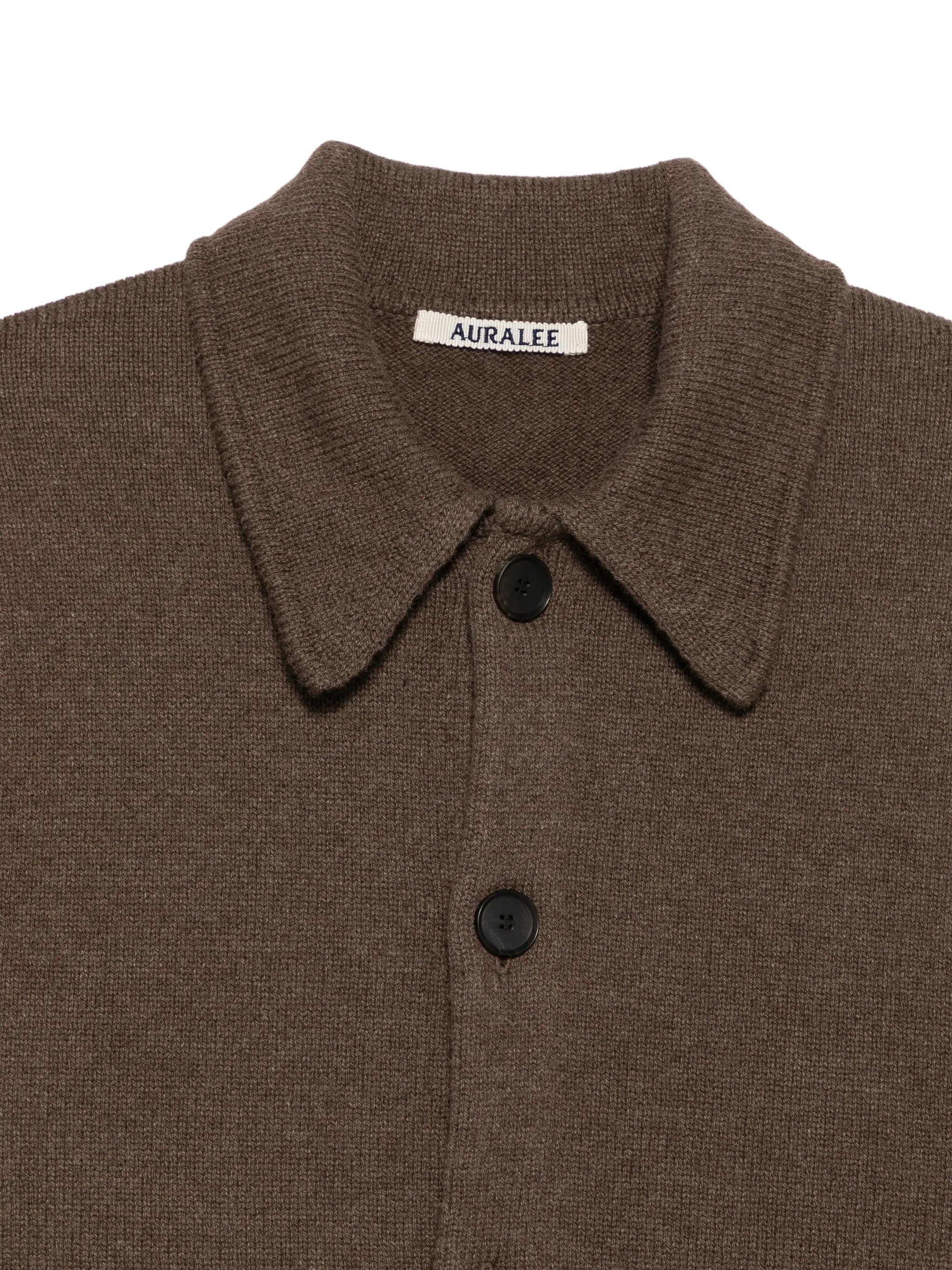 fine-knit wool cardigan