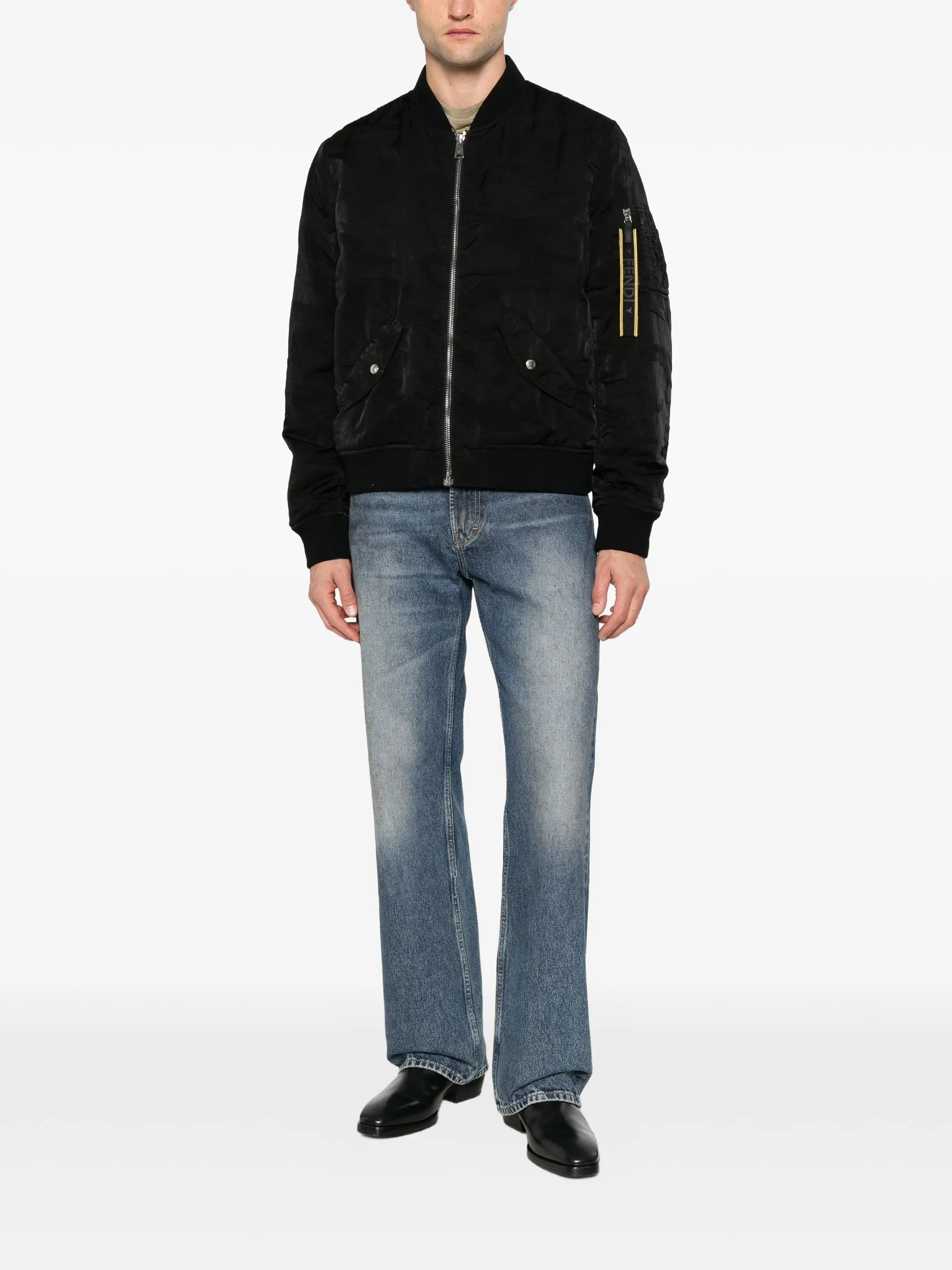 blouson nylon bomber jacket