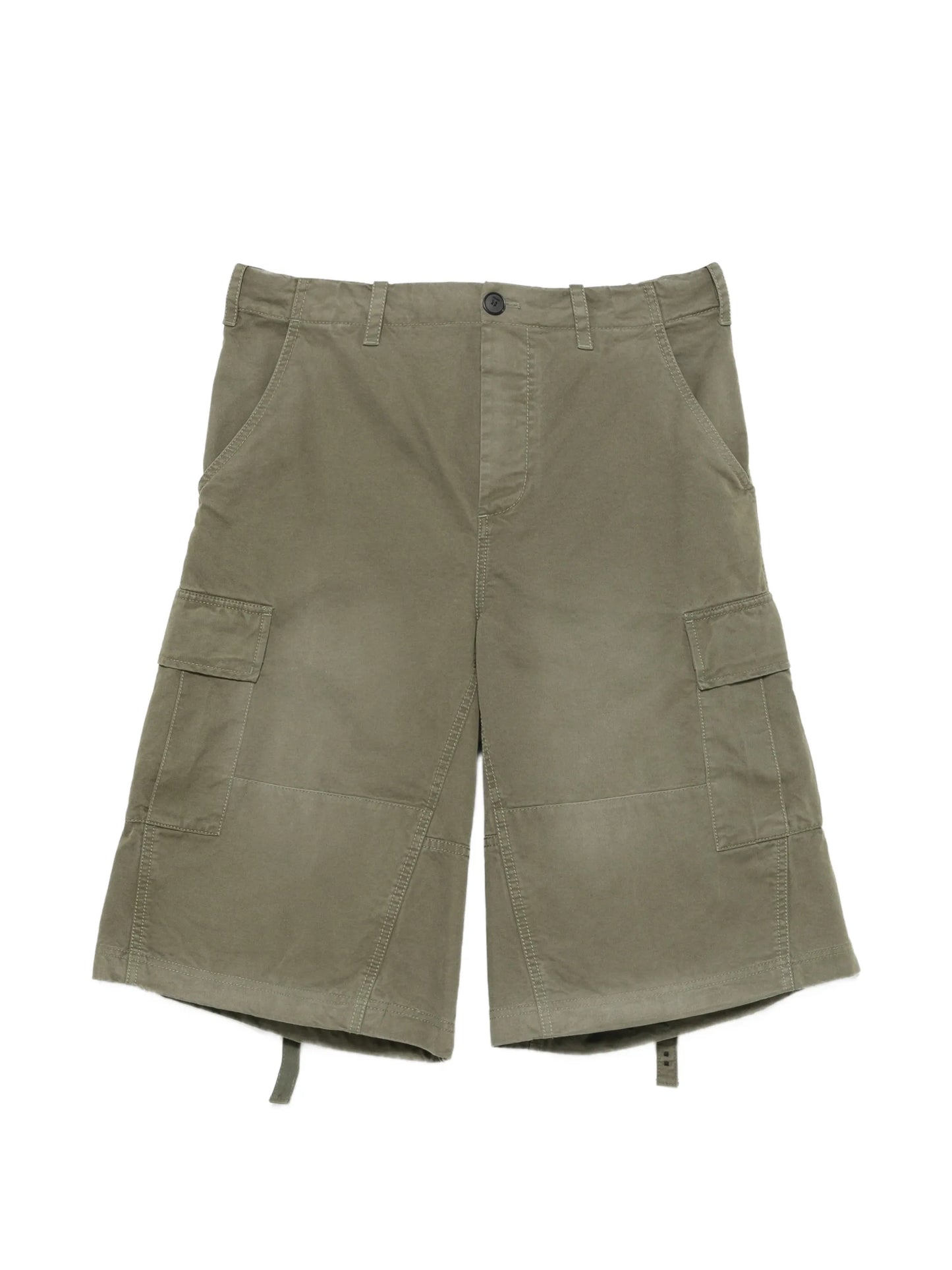 adjustable-waist cargo shorts