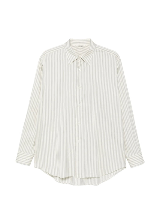 striped long-sleeve shirt