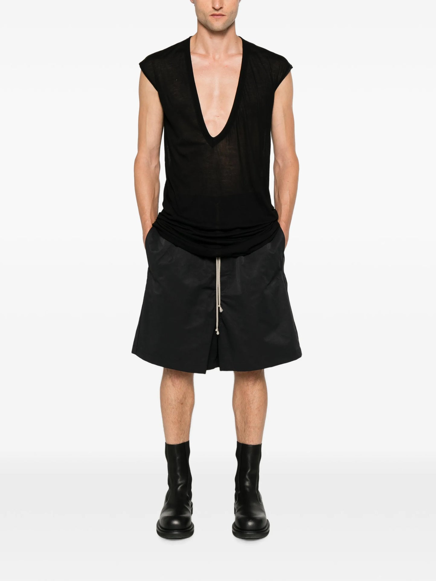 Faun drawstring shorts