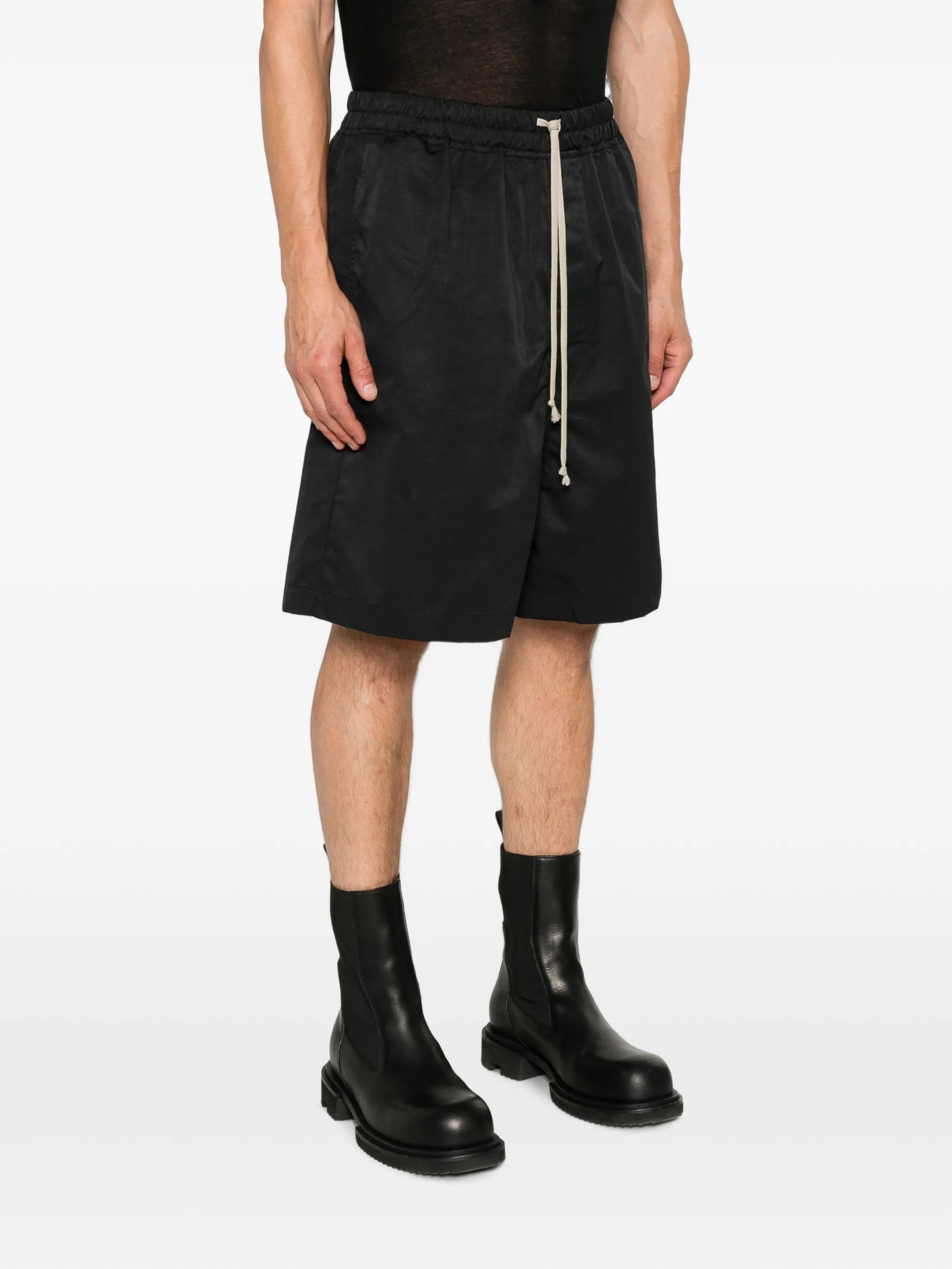 Tower Faun shorts in cotton nylon faille