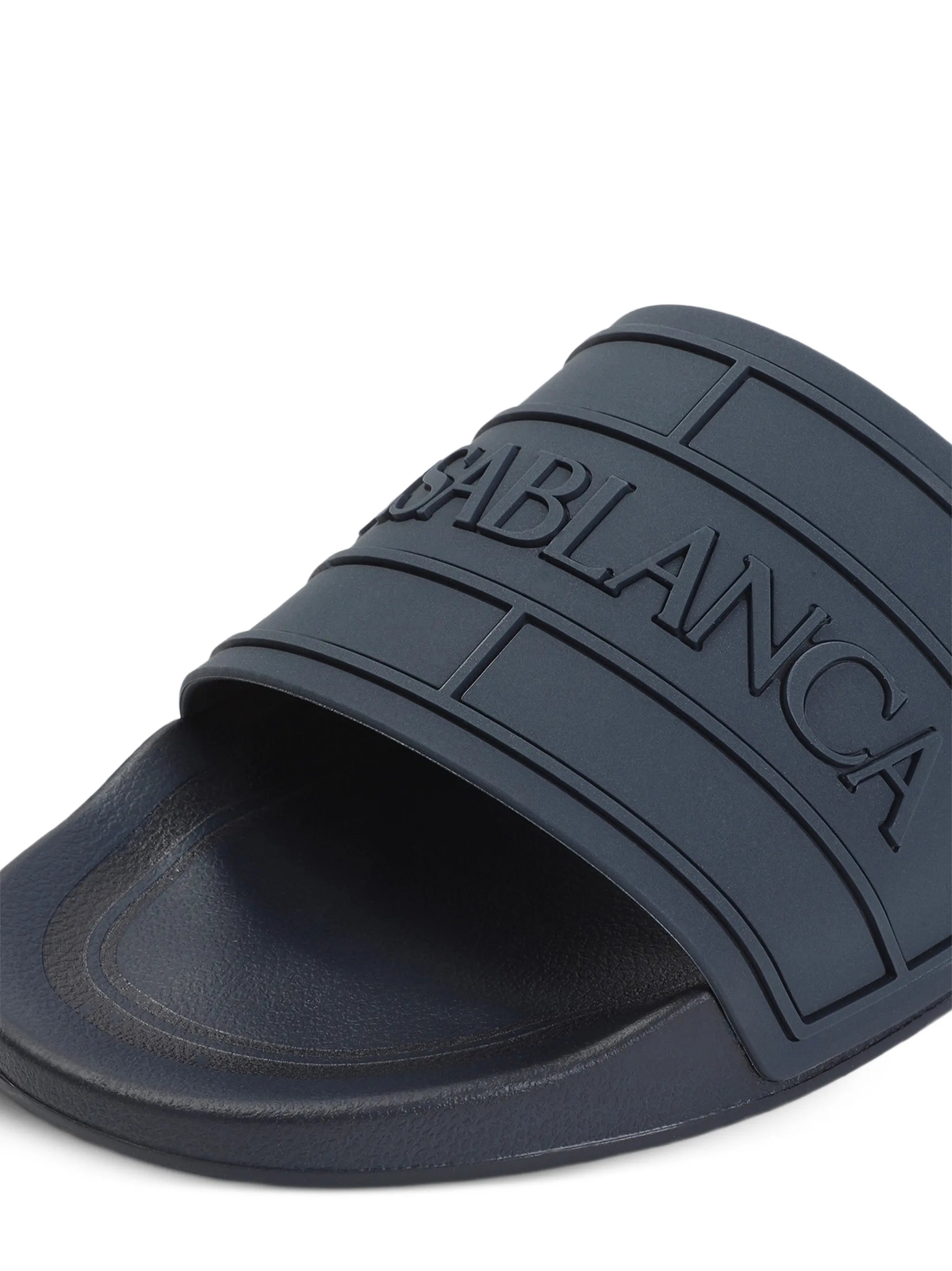 logo-embossed sliders