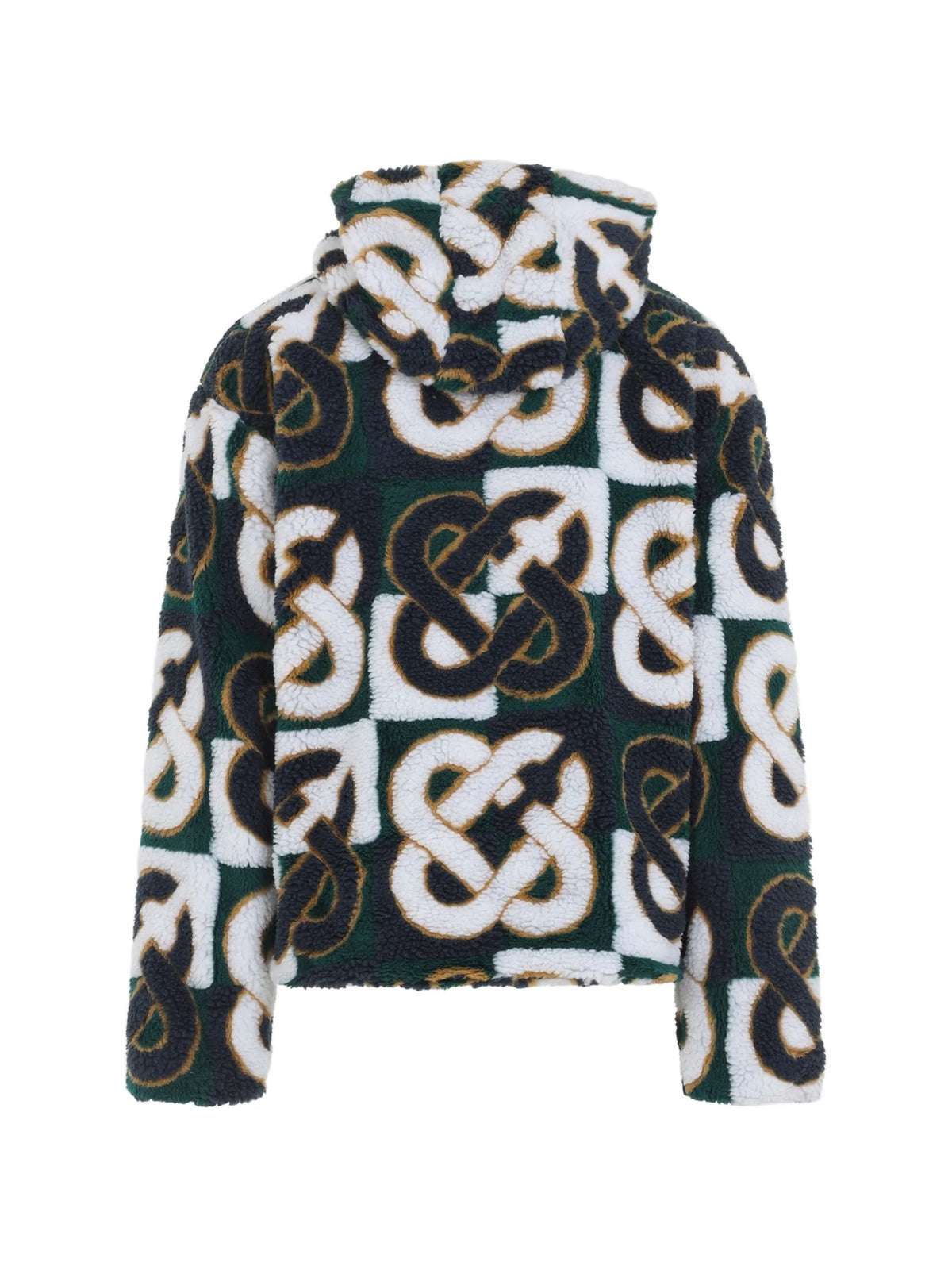 Monogram fleece jacket