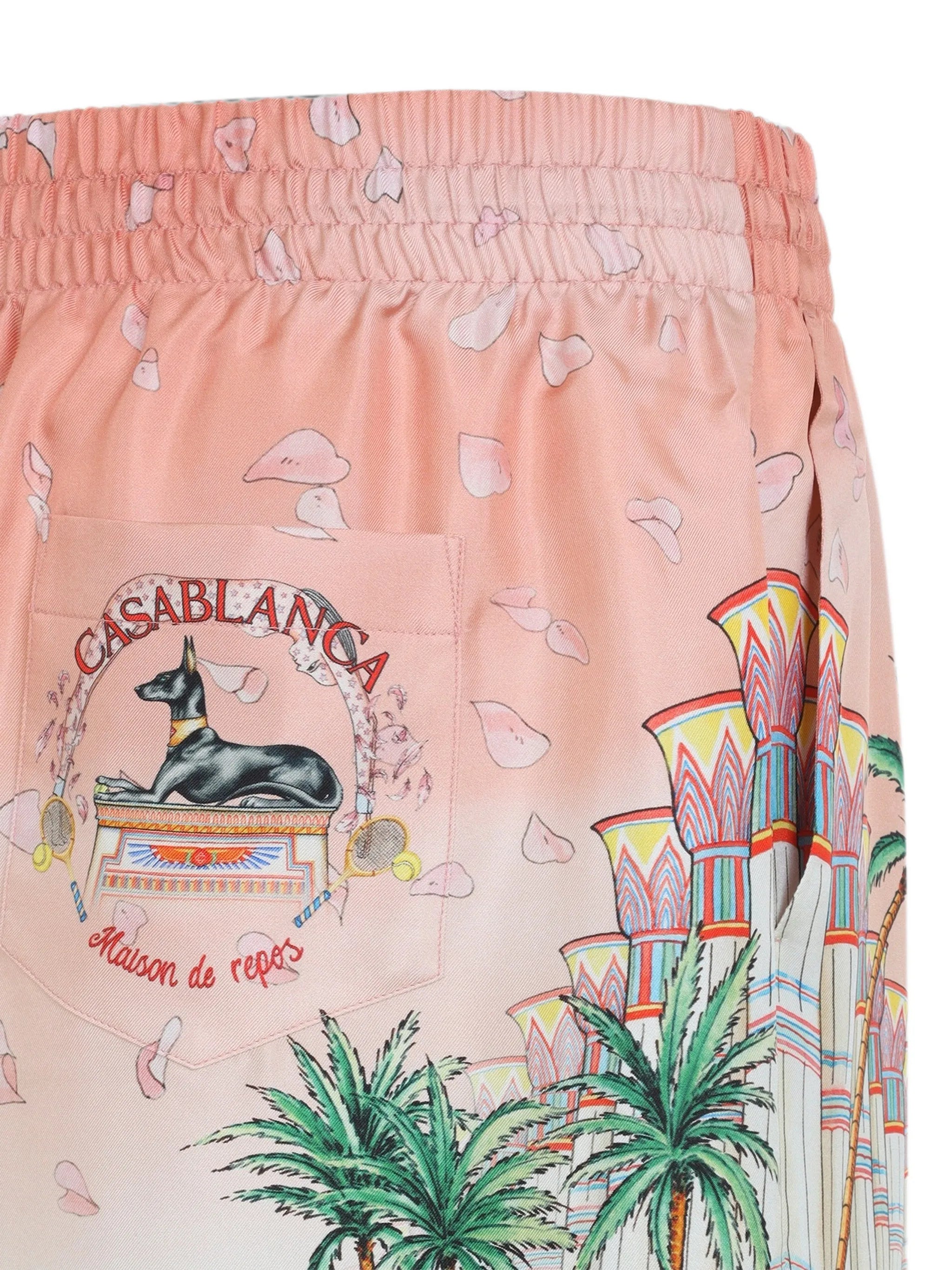 Ethereal silk shorts