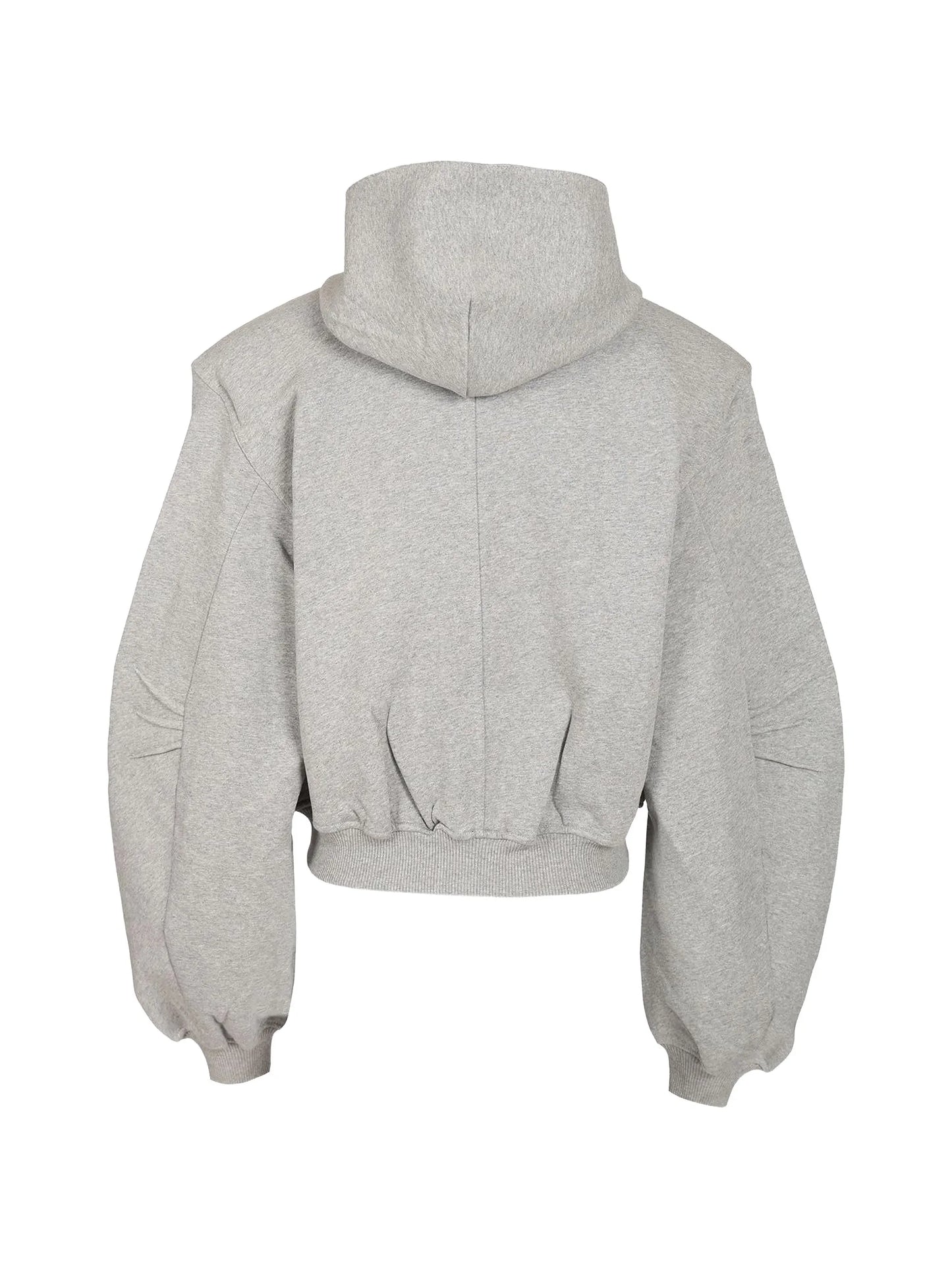 logo-embroidered zip-up hoodie