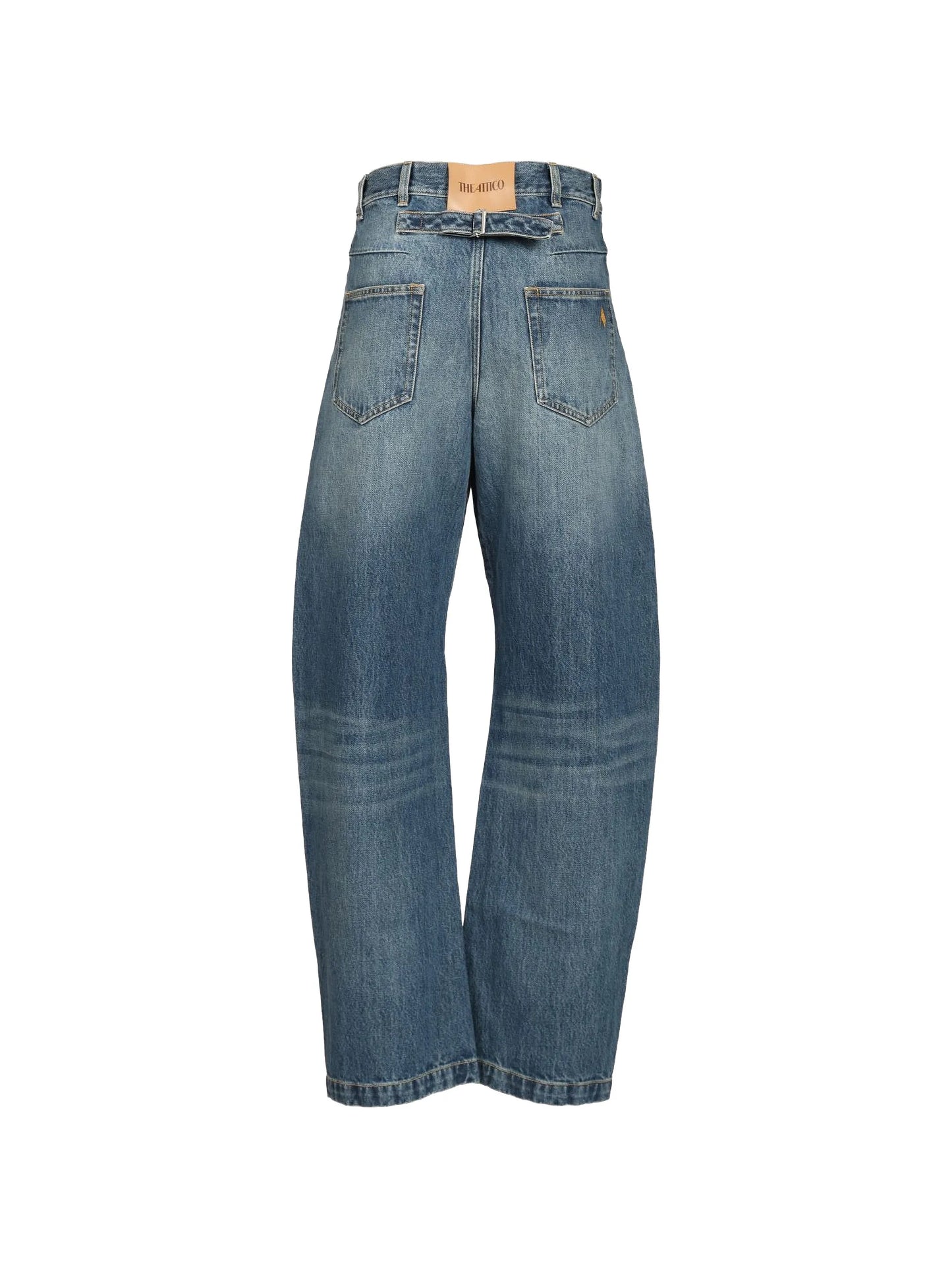 washed-effect jeans