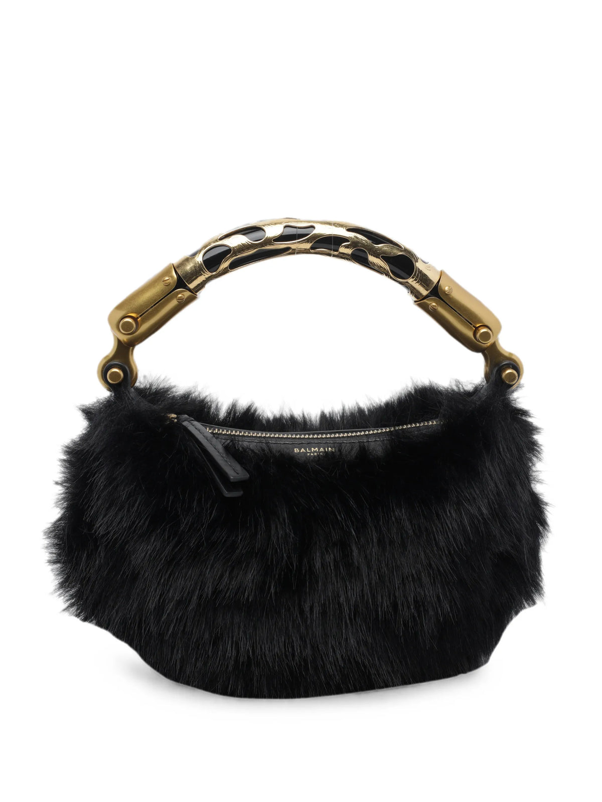 mini Ebene bag in faux fur