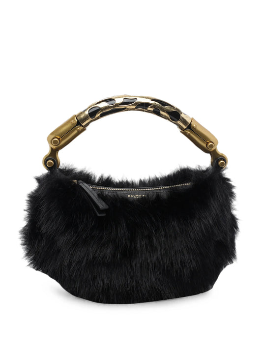 mini Ebene bag in faux fur