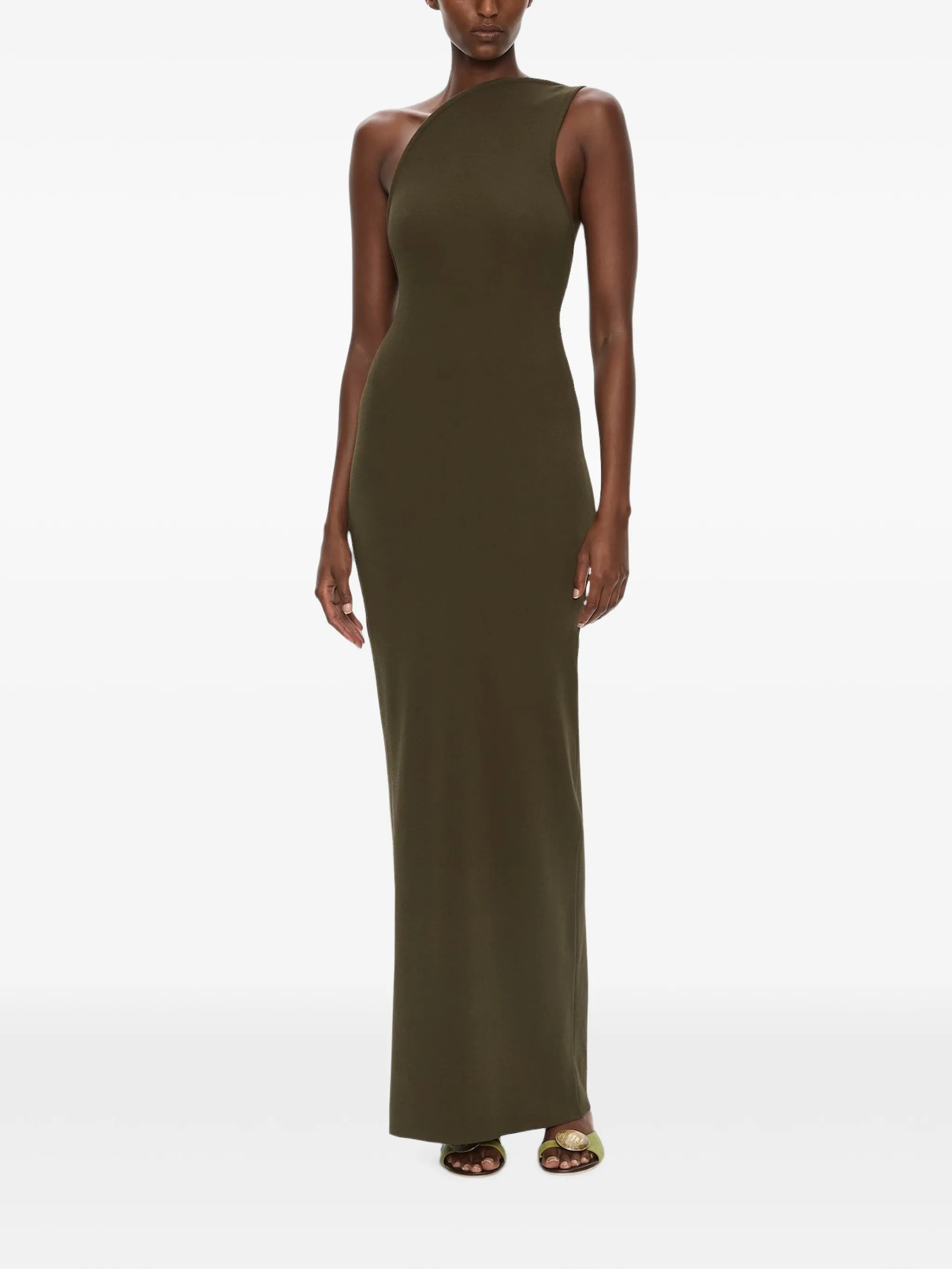 concave wired maxi dress