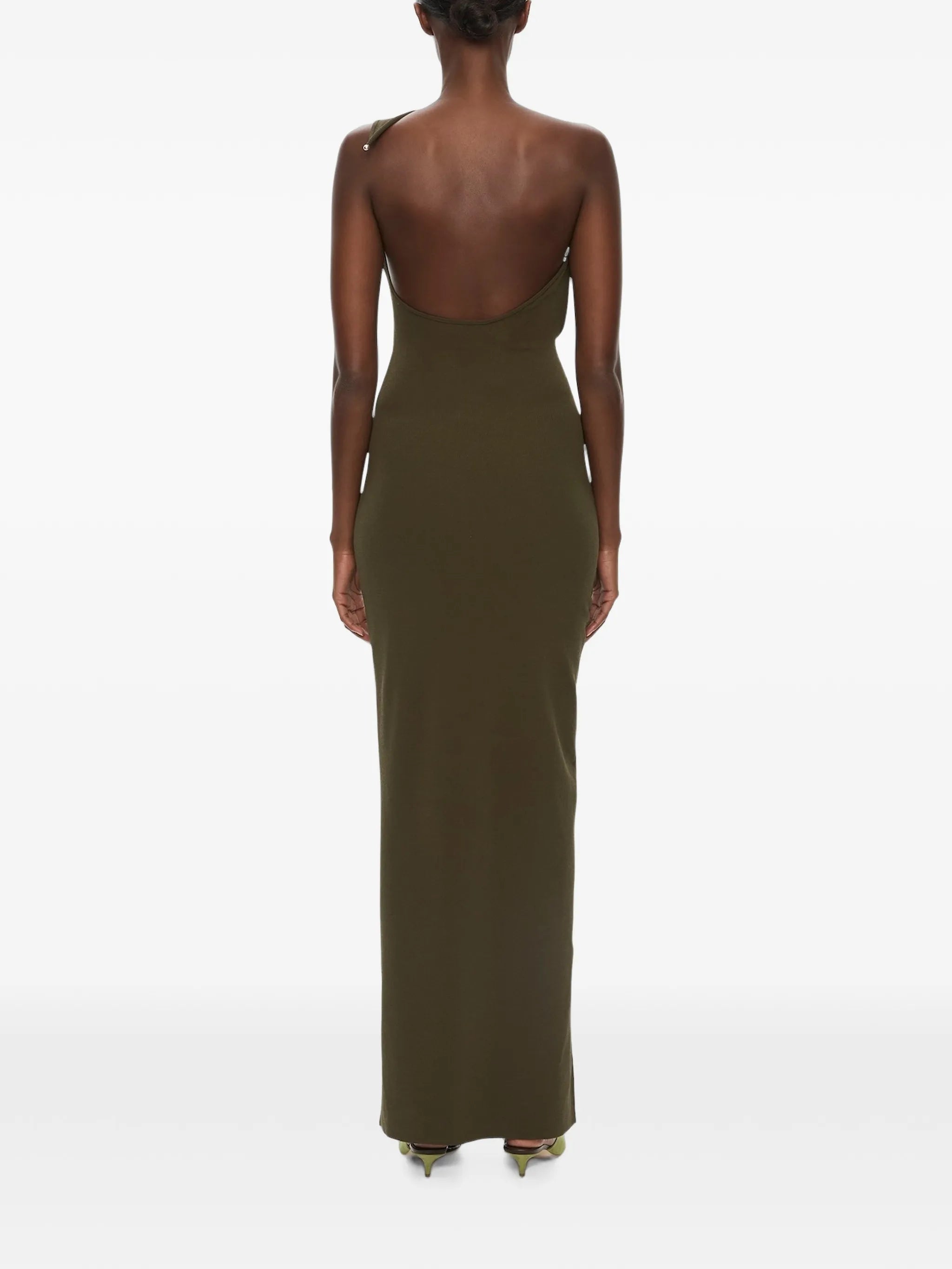 concave wired maxi dress