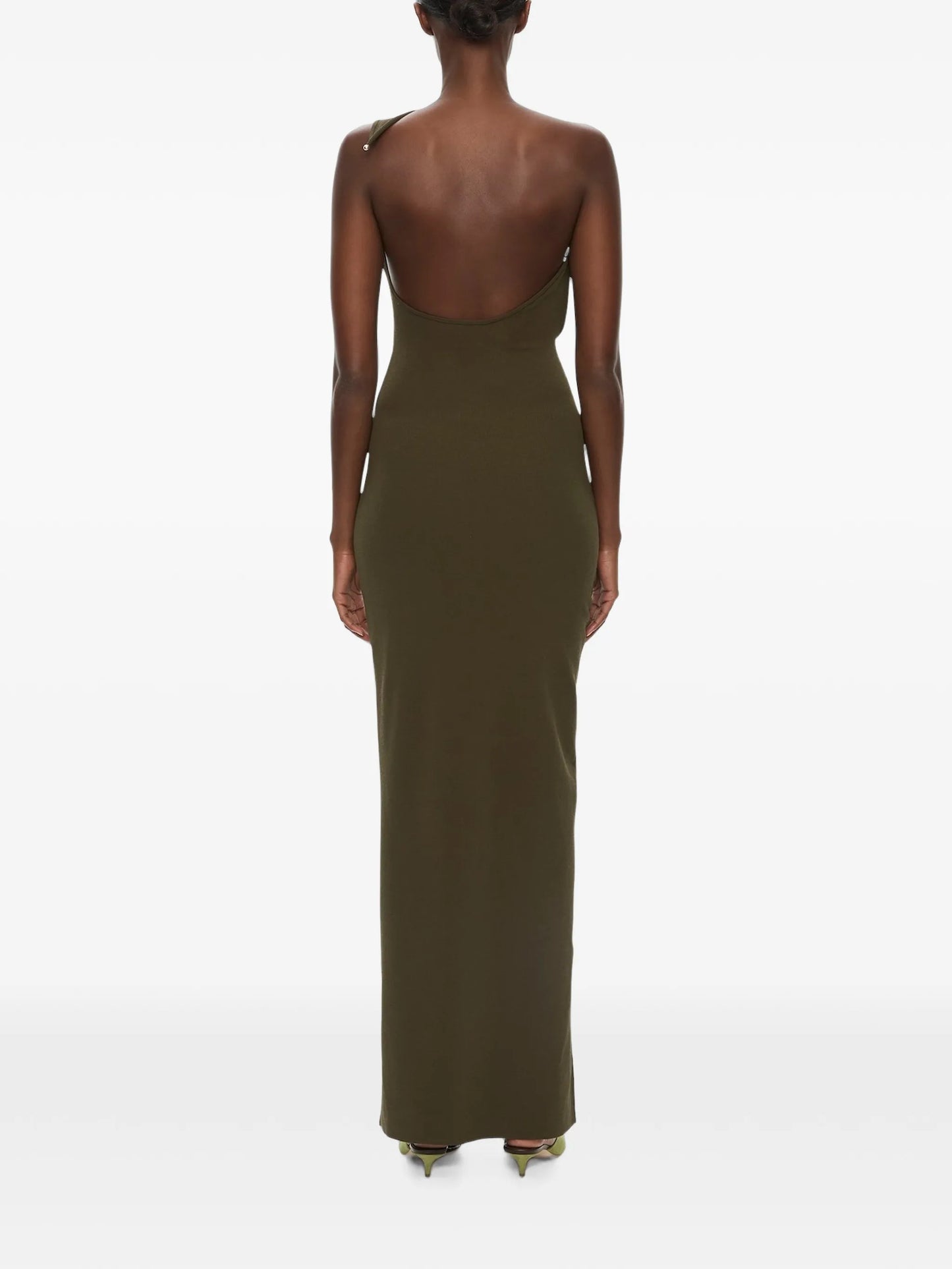 concave wired maxi dress