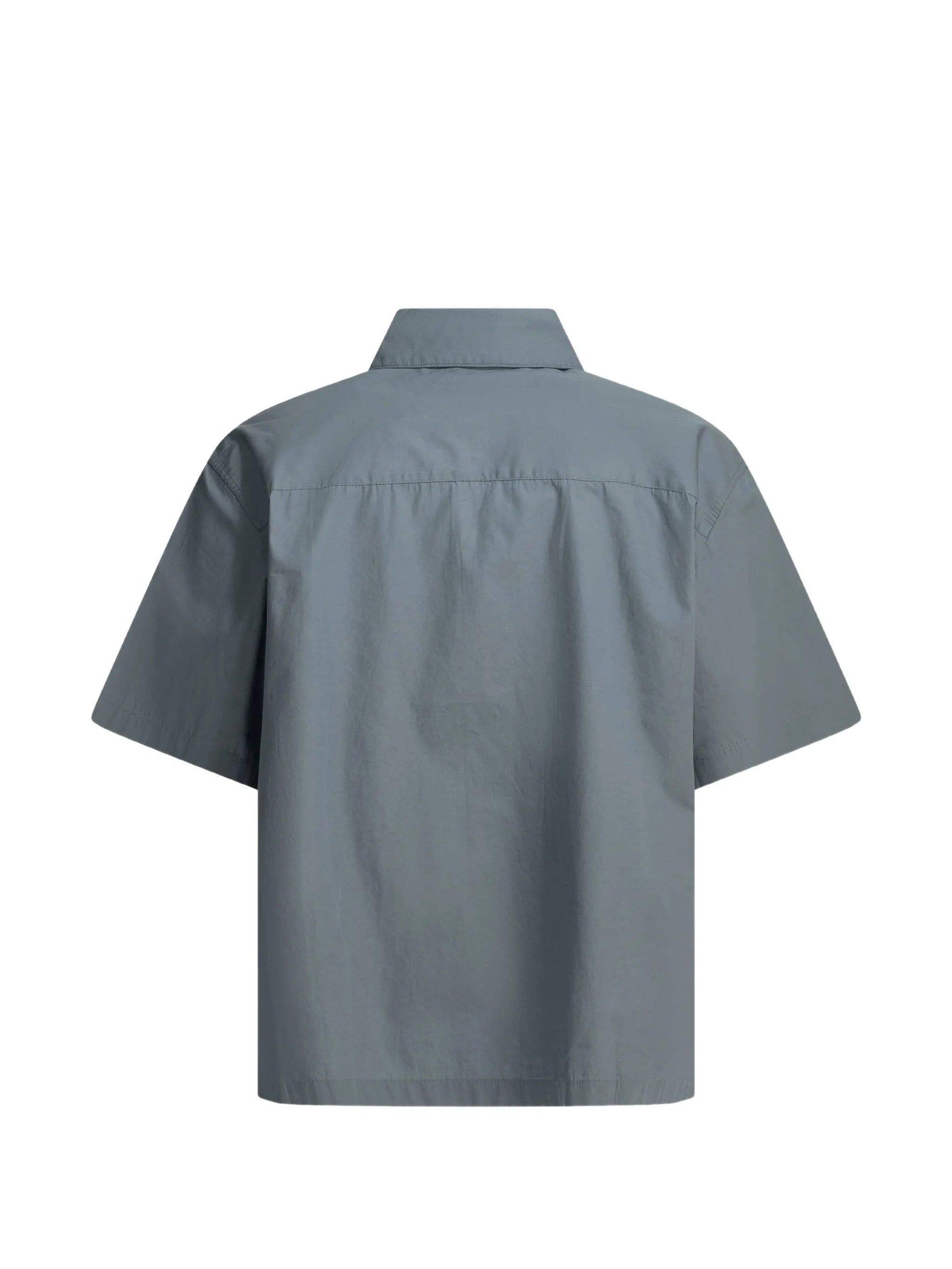 logo-embroidered short-sleeve shirt
