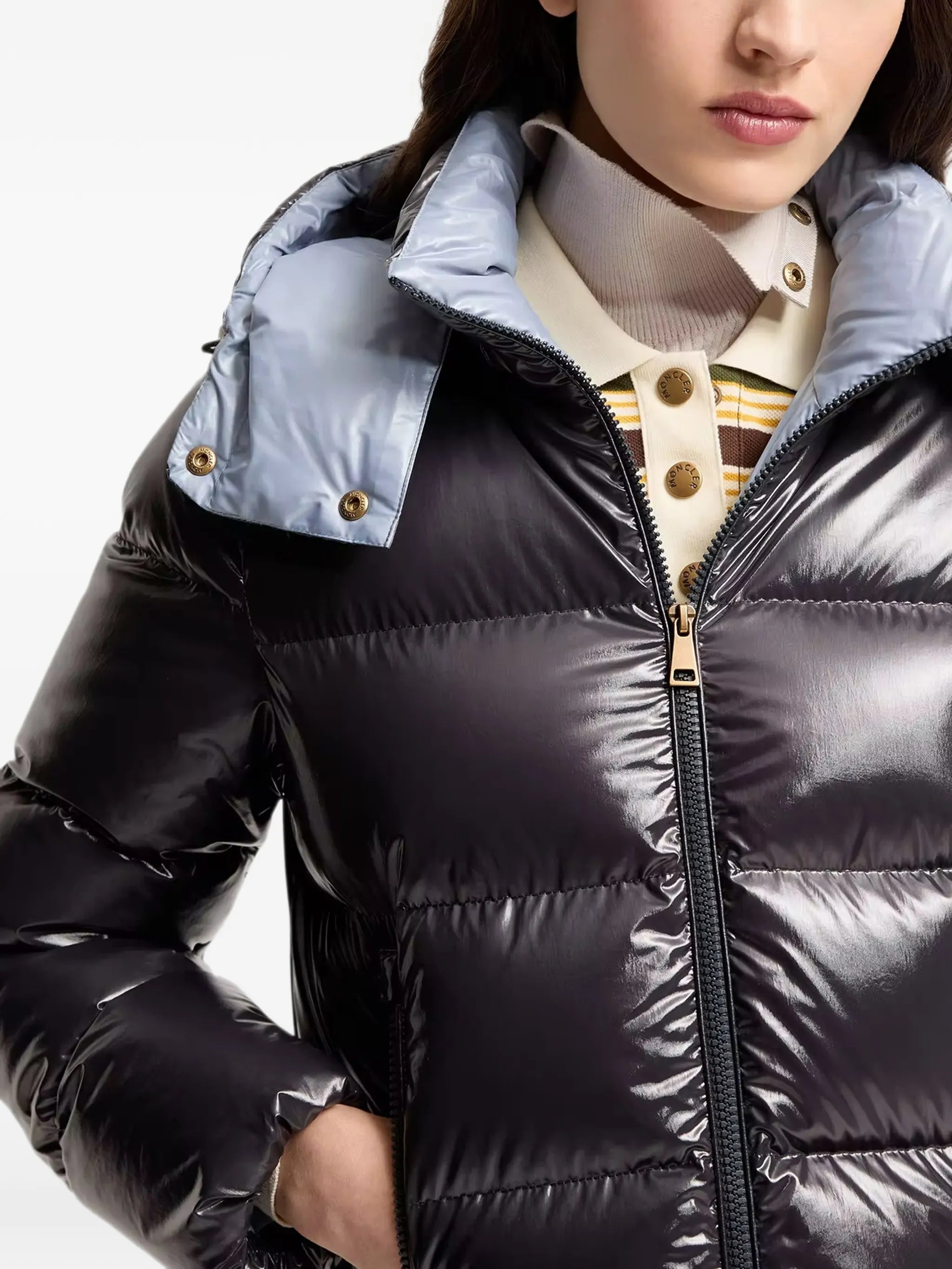 Niveole quilted down jacket