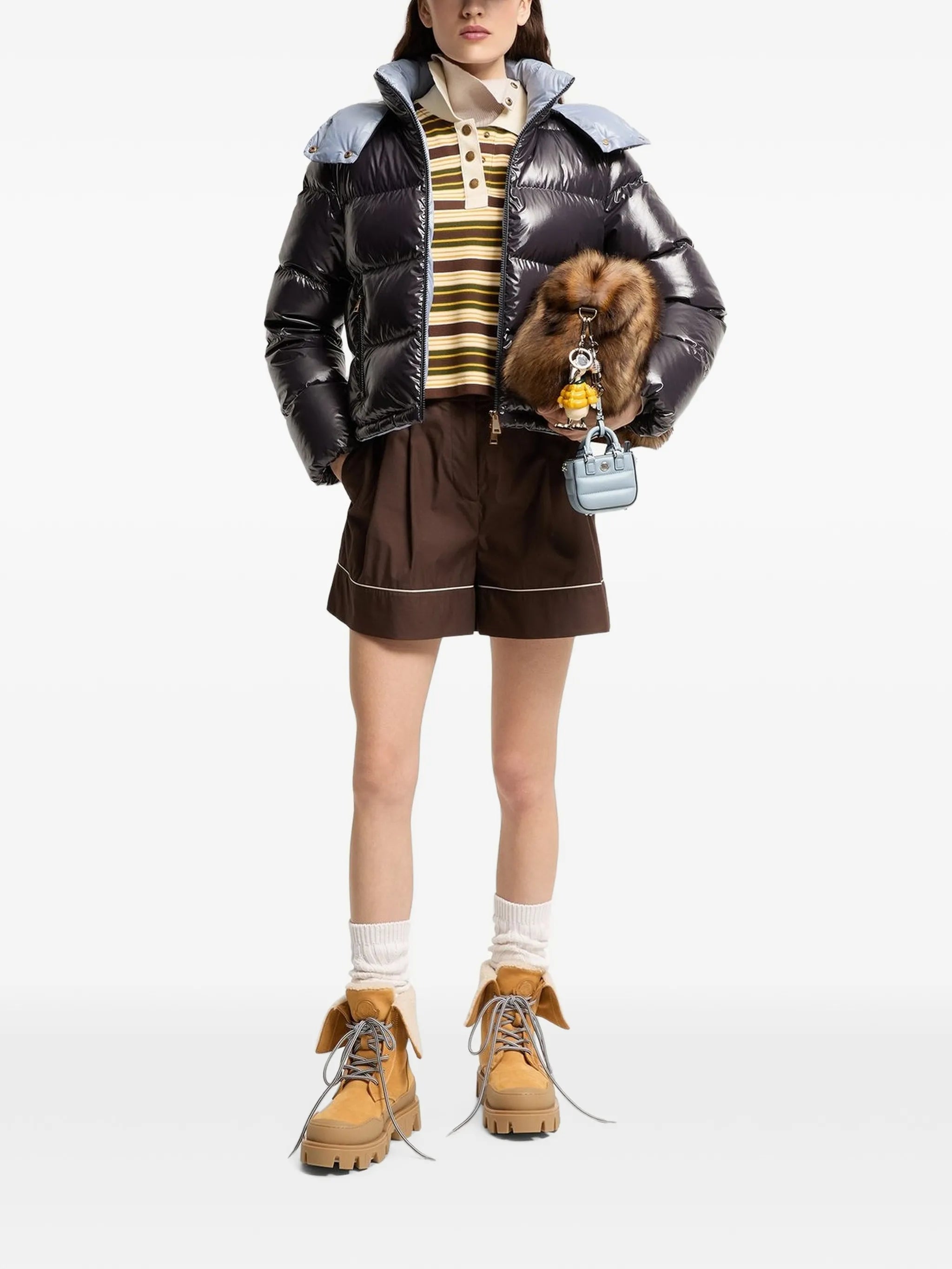Niveole short down jacket