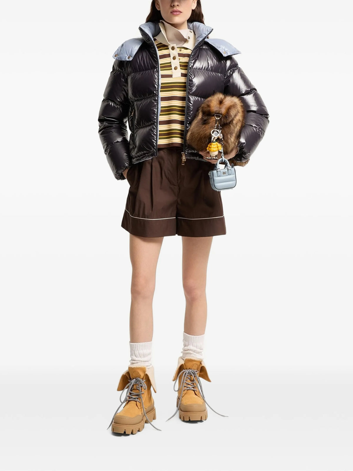 Niveole short down jacket