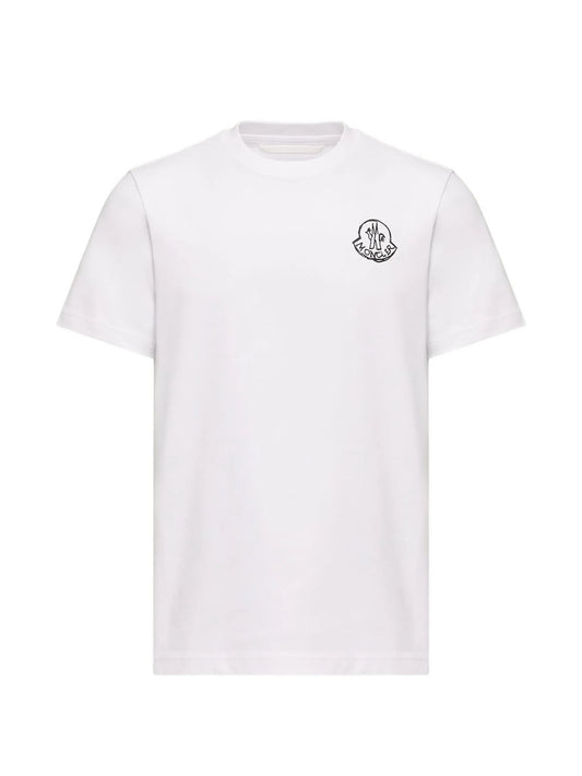 cotton jersey logo patch T-shirt