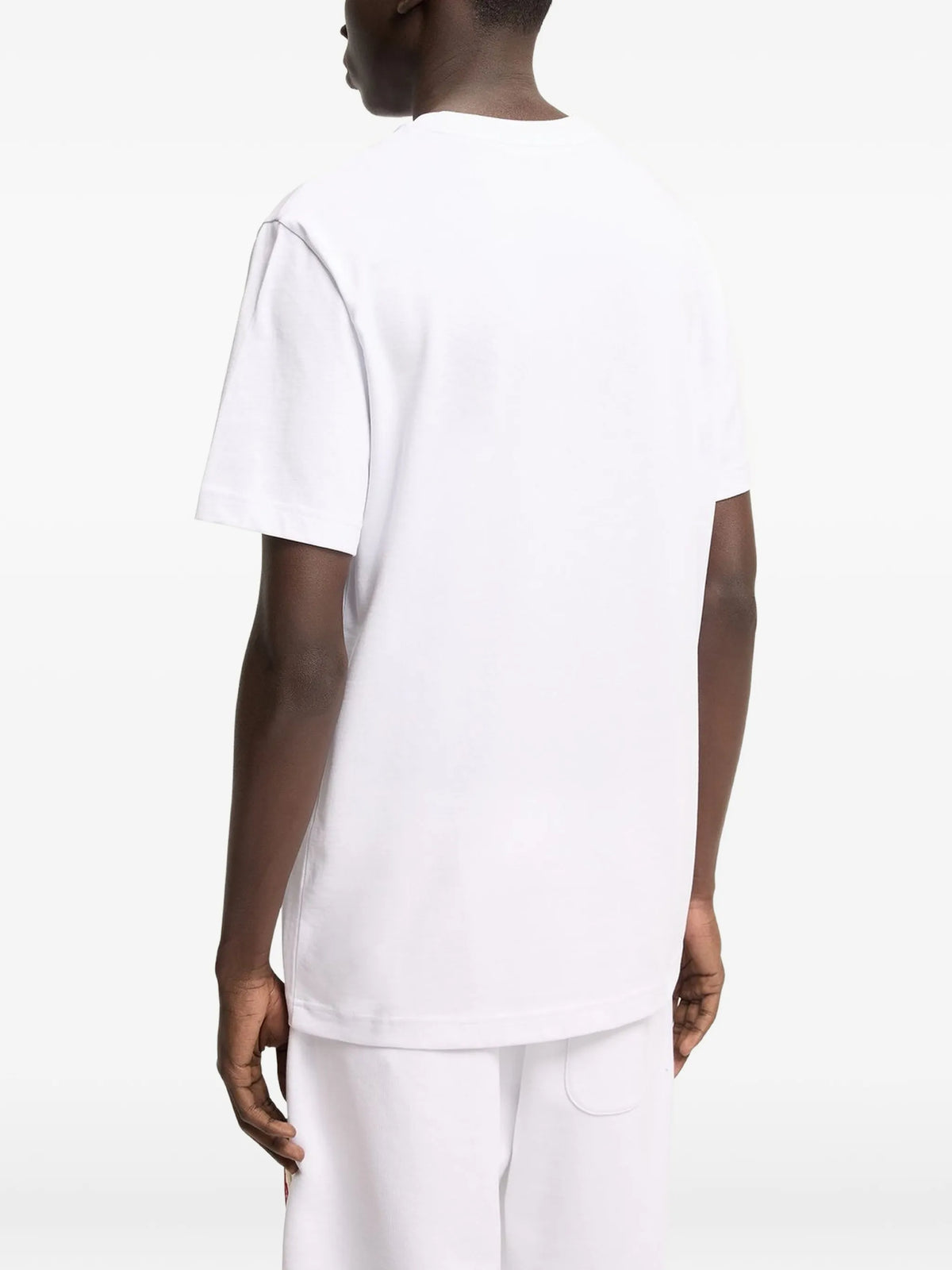 cotton jersey logo patch T-shirt