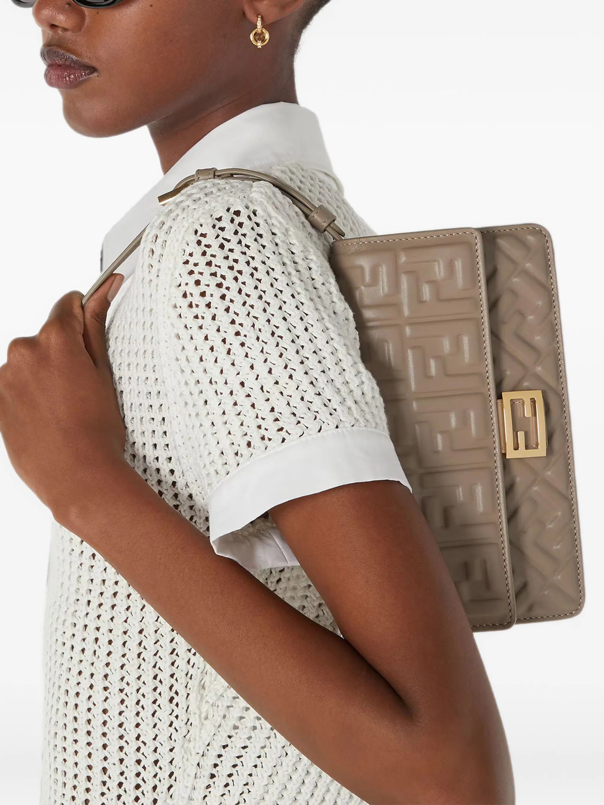 Compact Baguette FF shoulder bag
