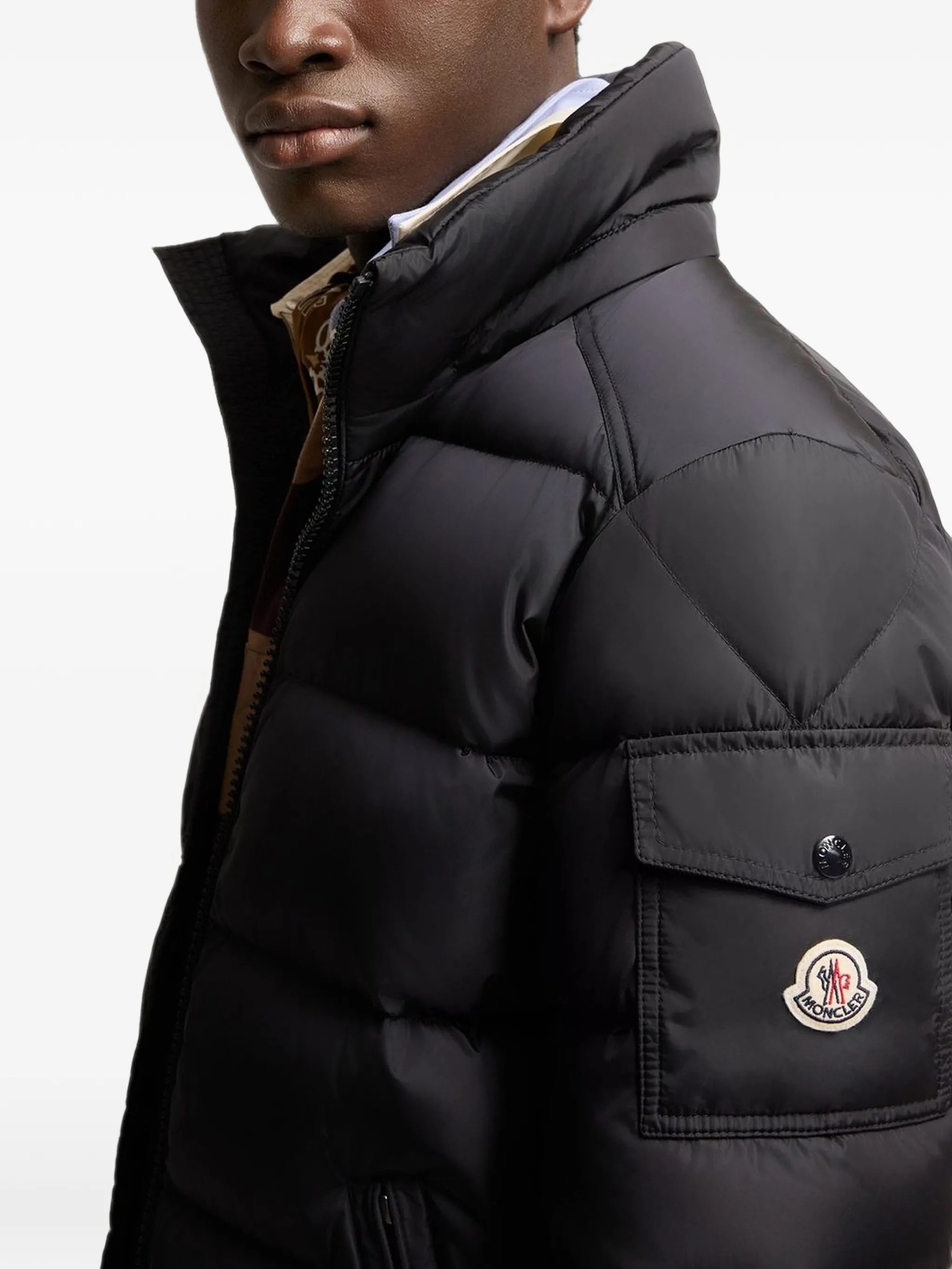 Maya matte short down jacket