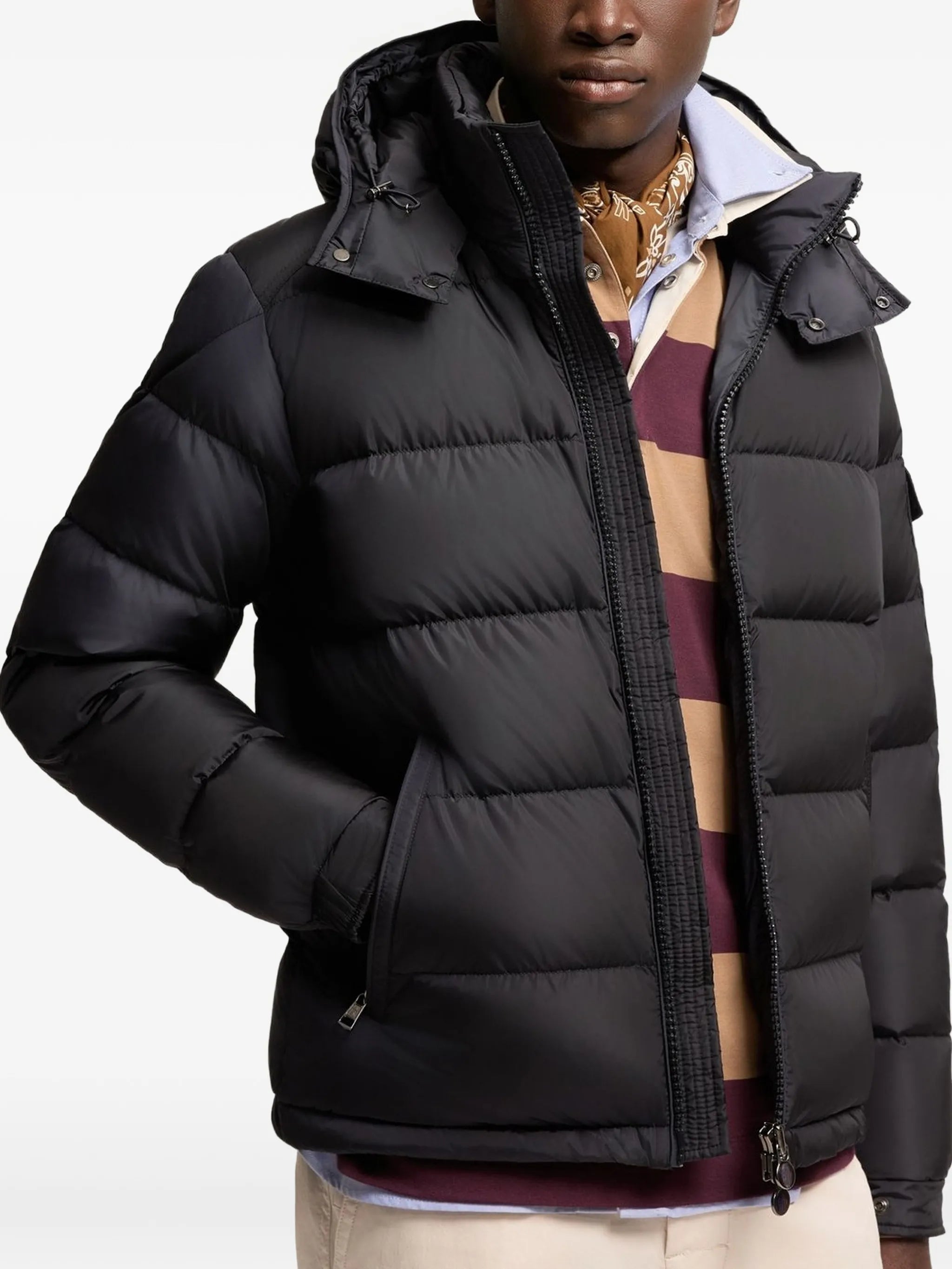 Maya matte short down jacket