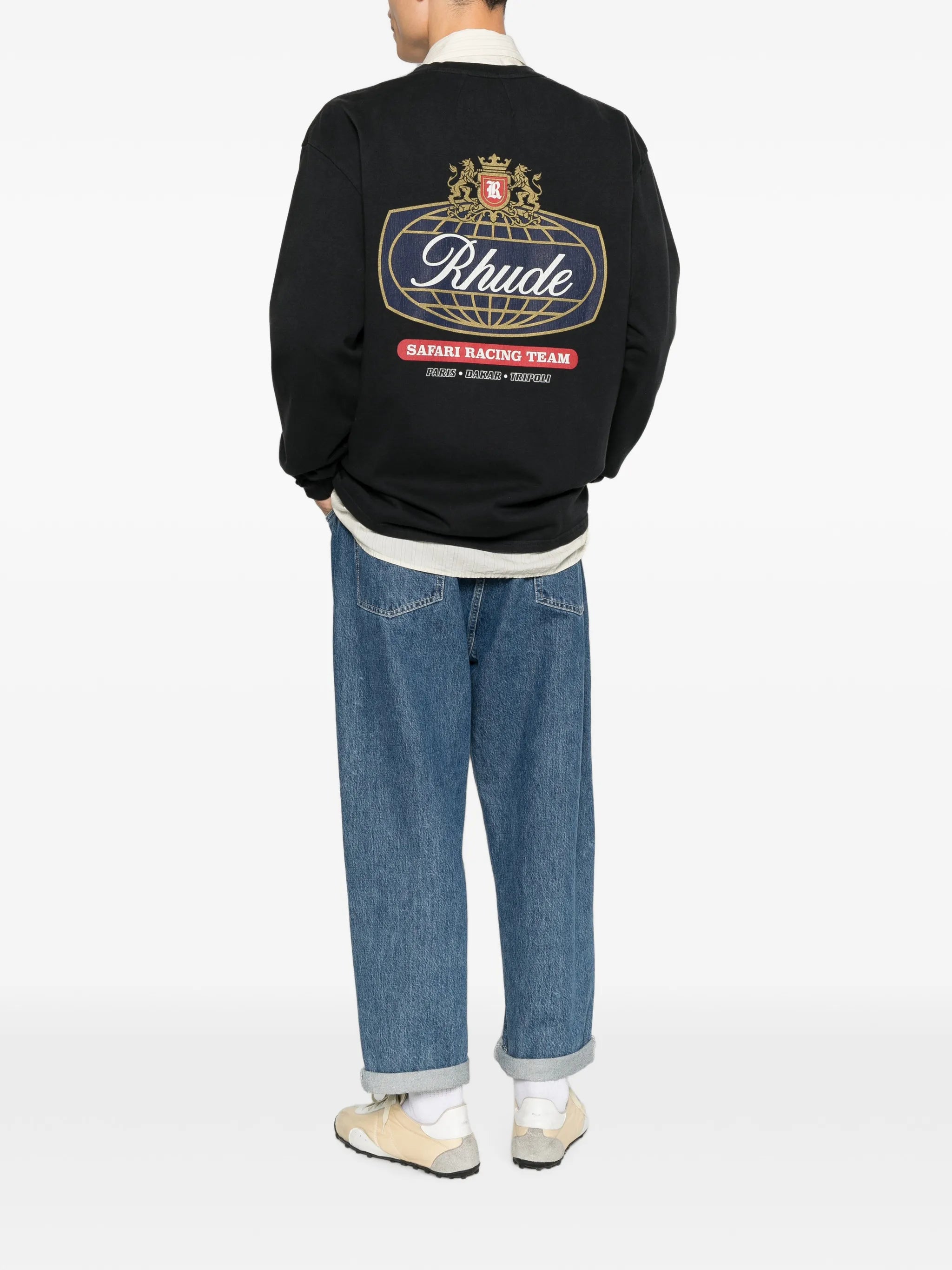 logo-print long-sleeve T-shirt