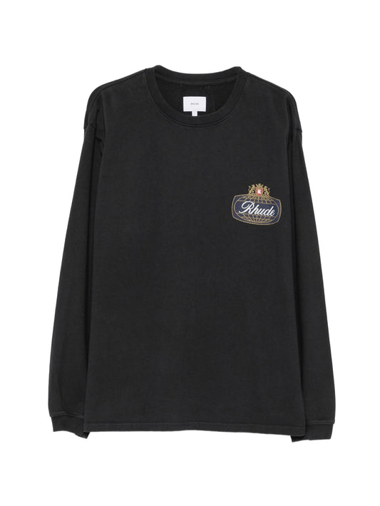 logo-print long-sleeve T-shirt