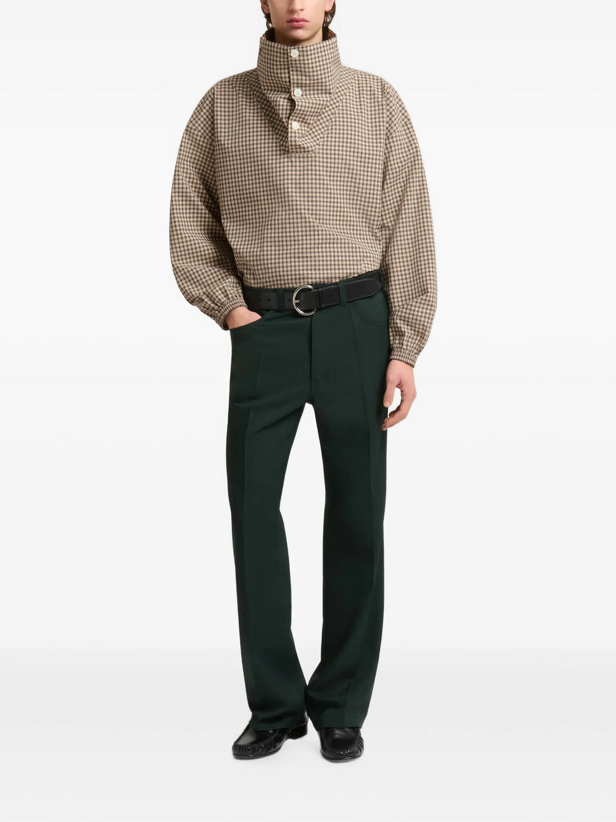 techno fabric trousers