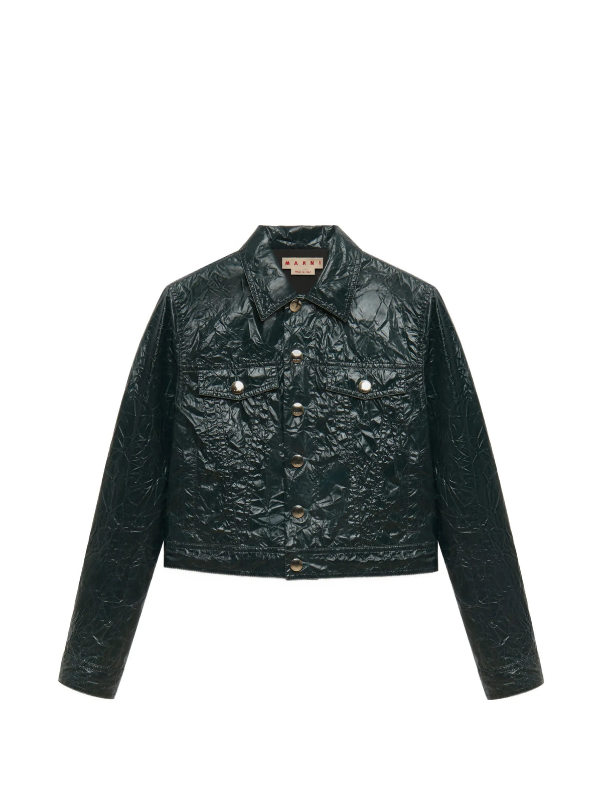 crinkled jacket
