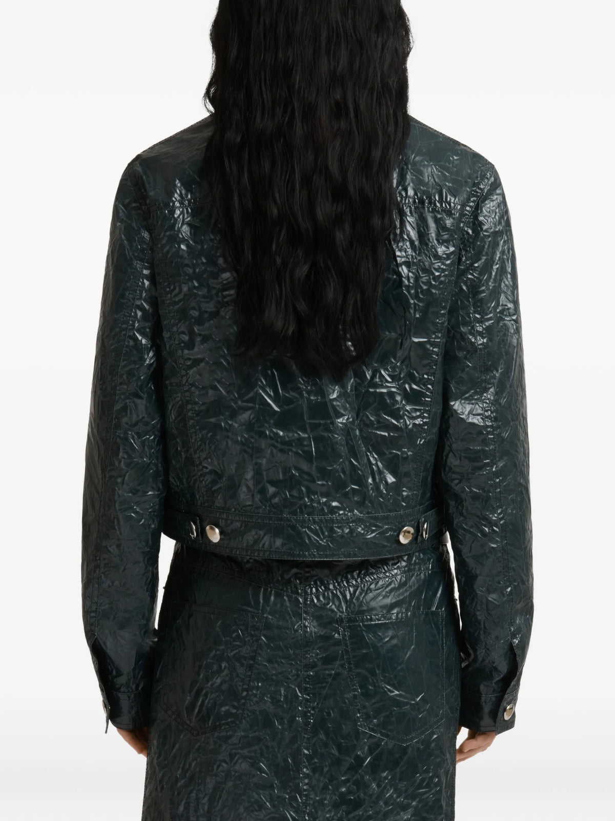 crinkled jacket
