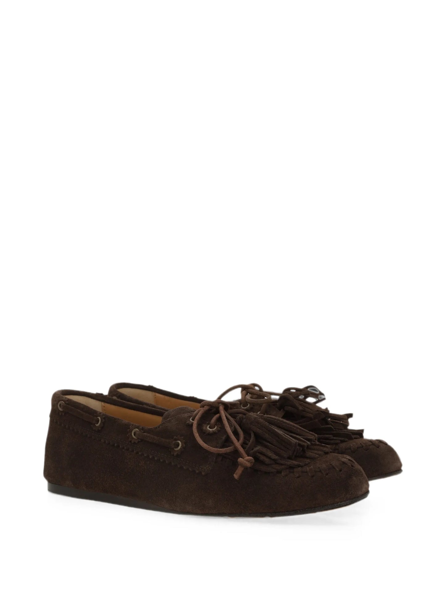 Fersi tassel-detail fringed boat shoes