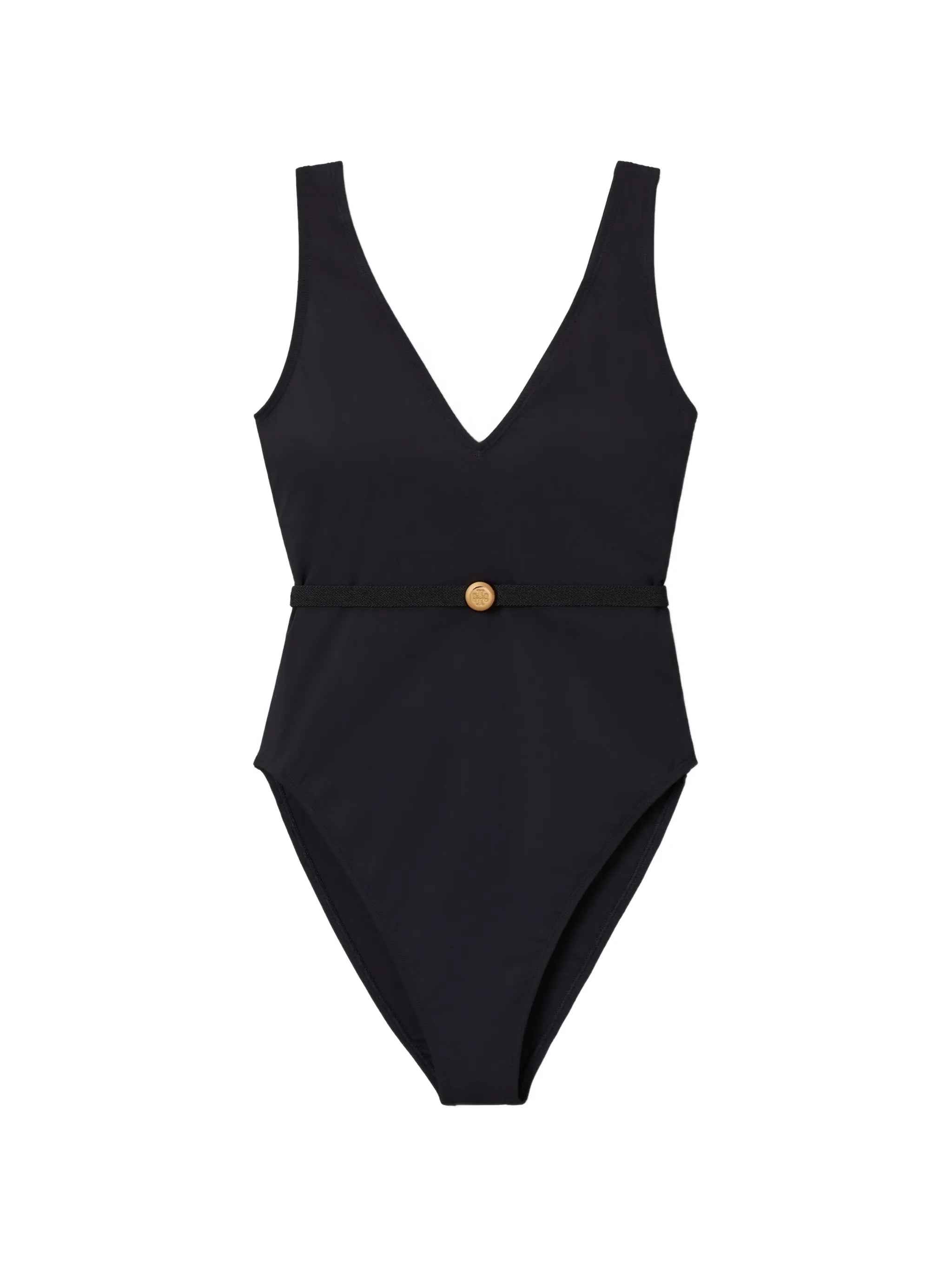 belted swimsuit