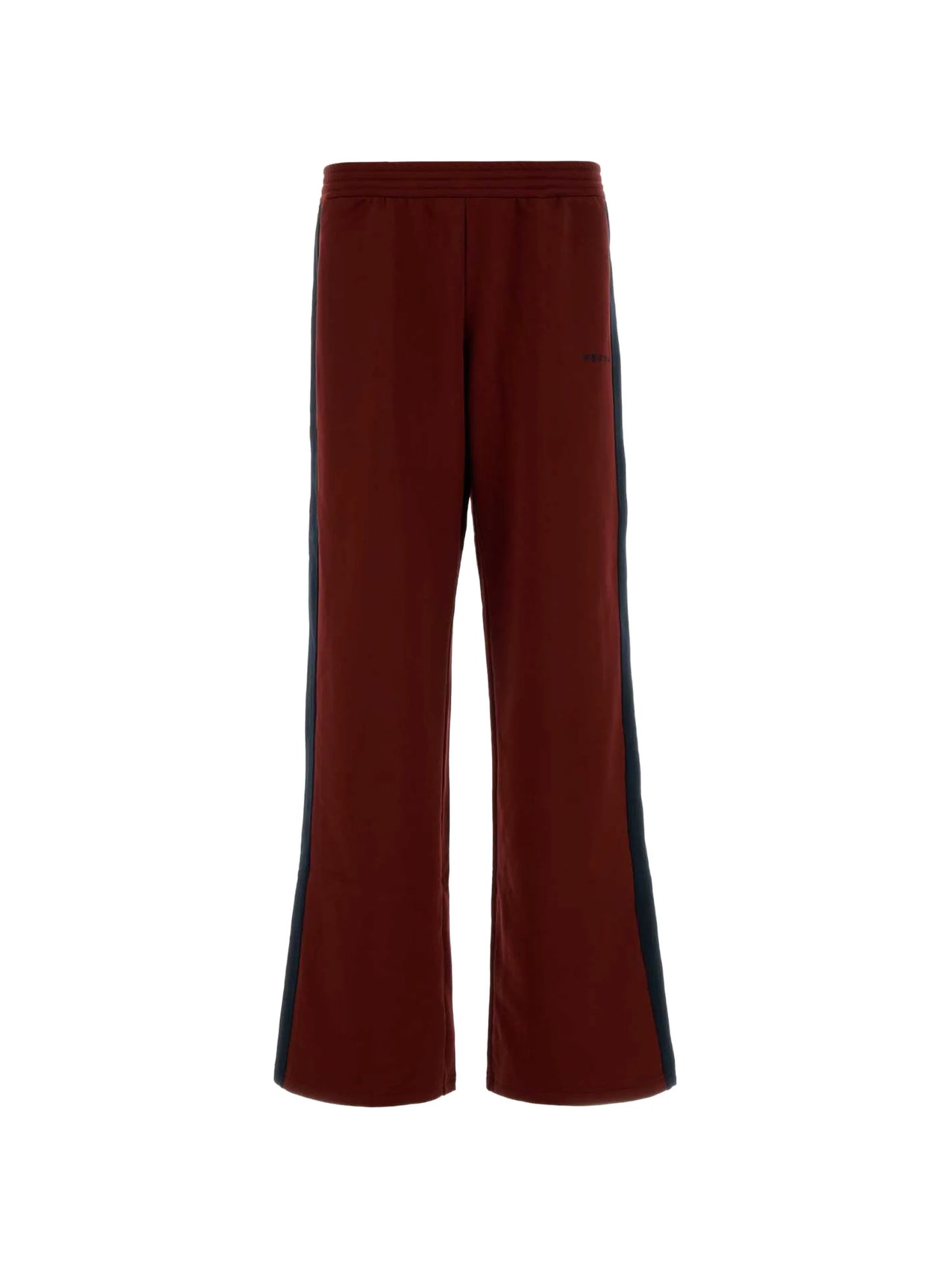 side-stripe wide-leg track pants
