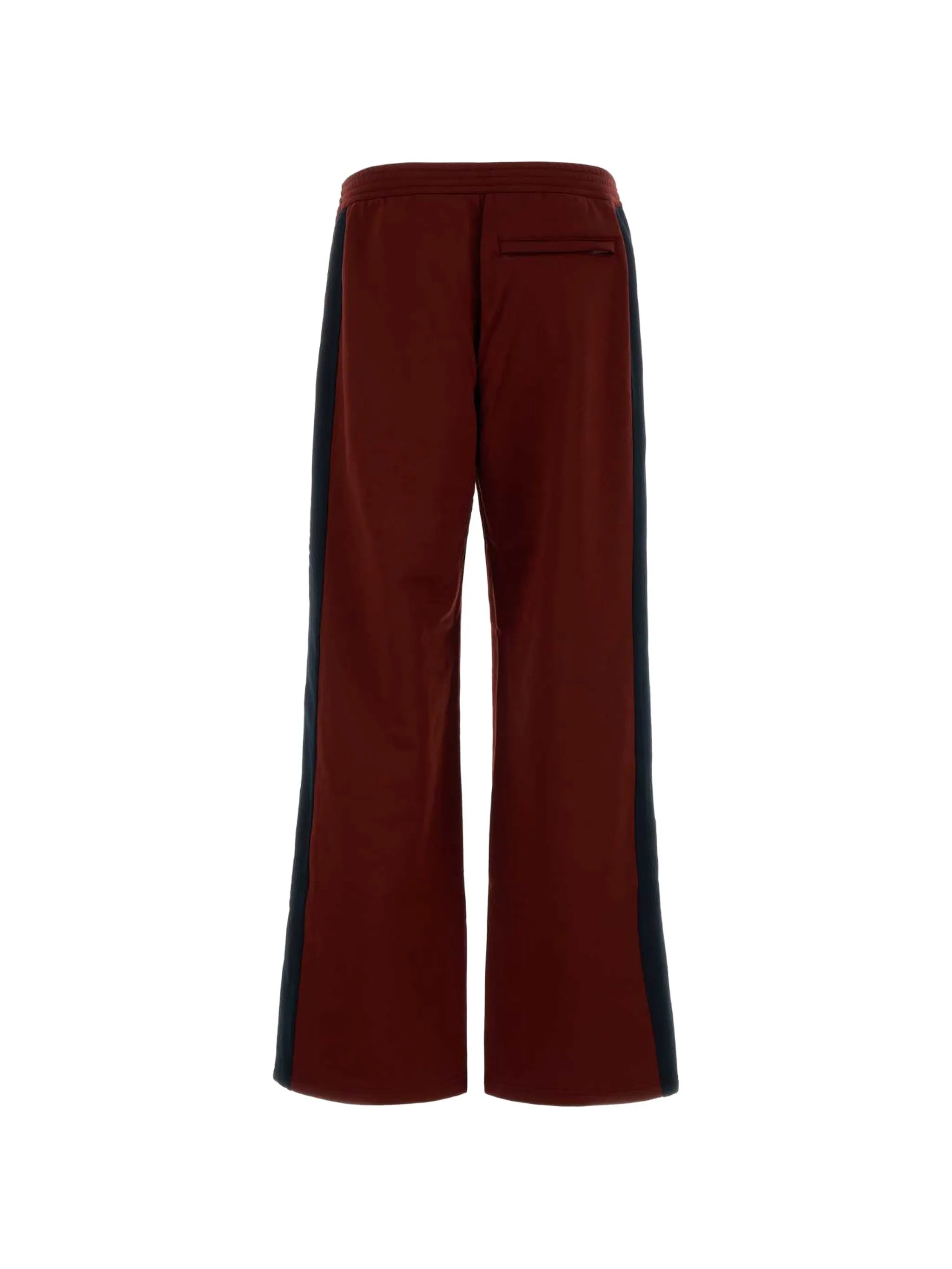 side-stripe wide-leg track pants