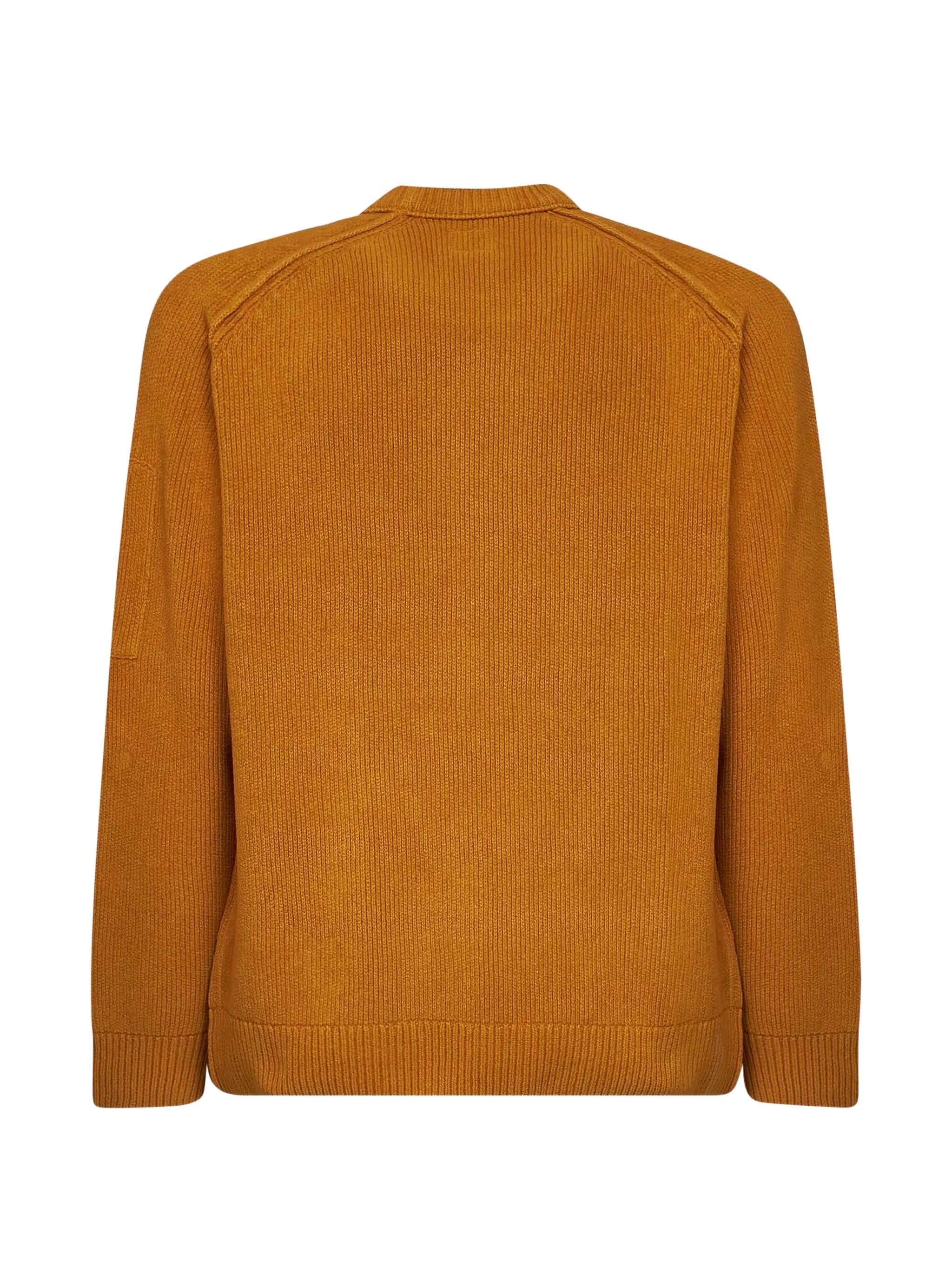 Lens detail raglan-sleeve sweater
