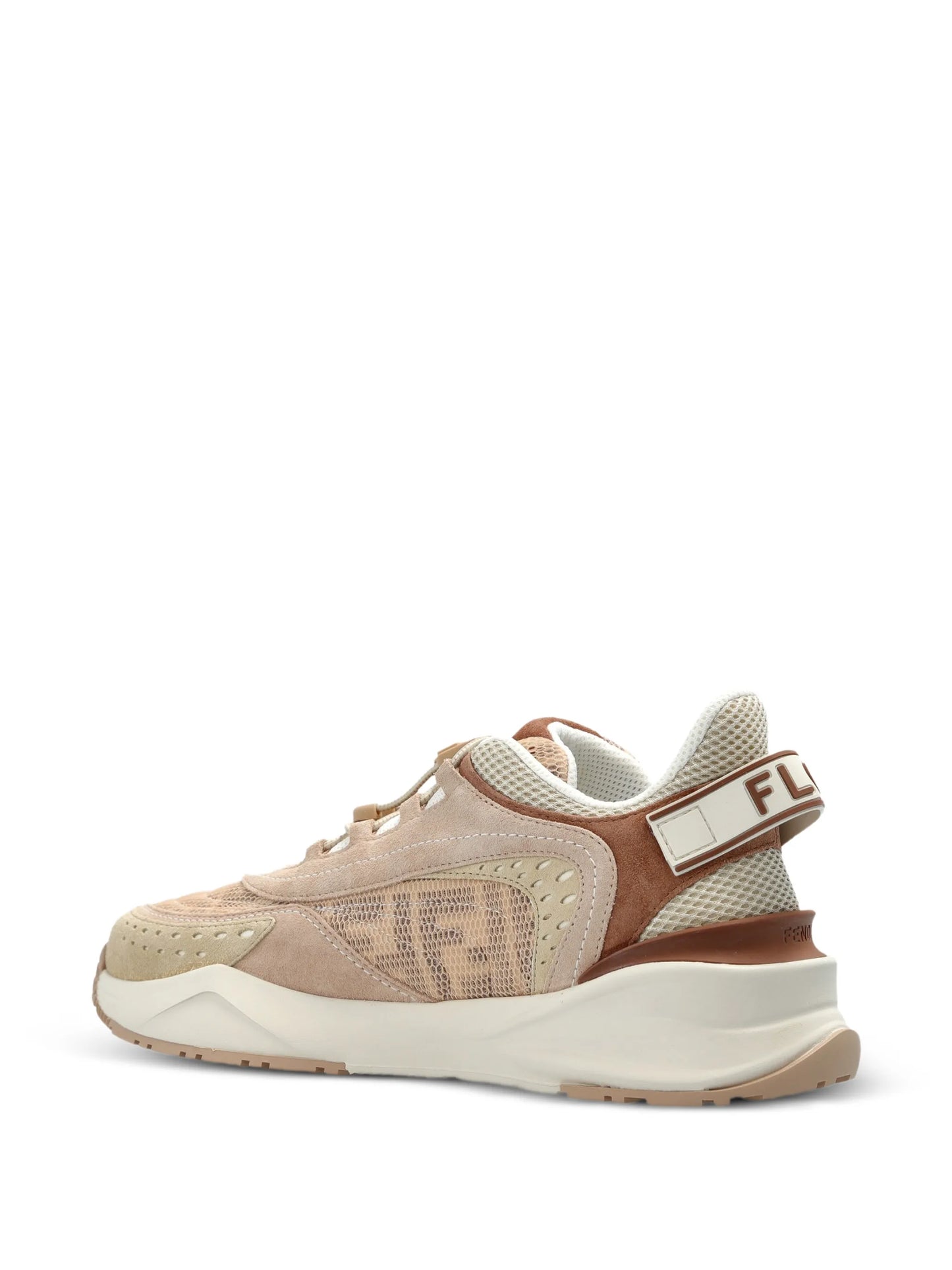 Flow leather-panelled sneakers