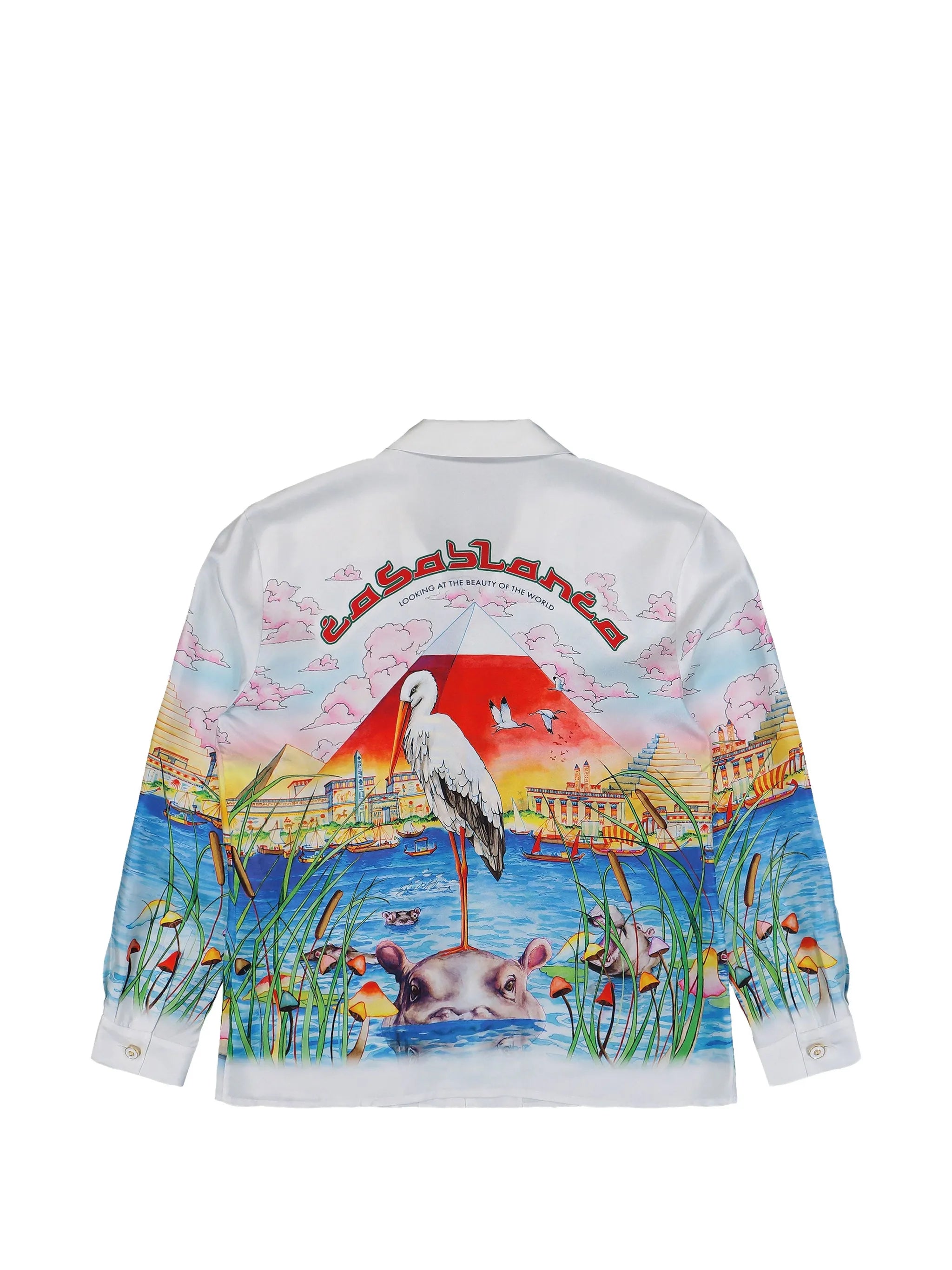 Egypt As It Was Cuban-collar shirt