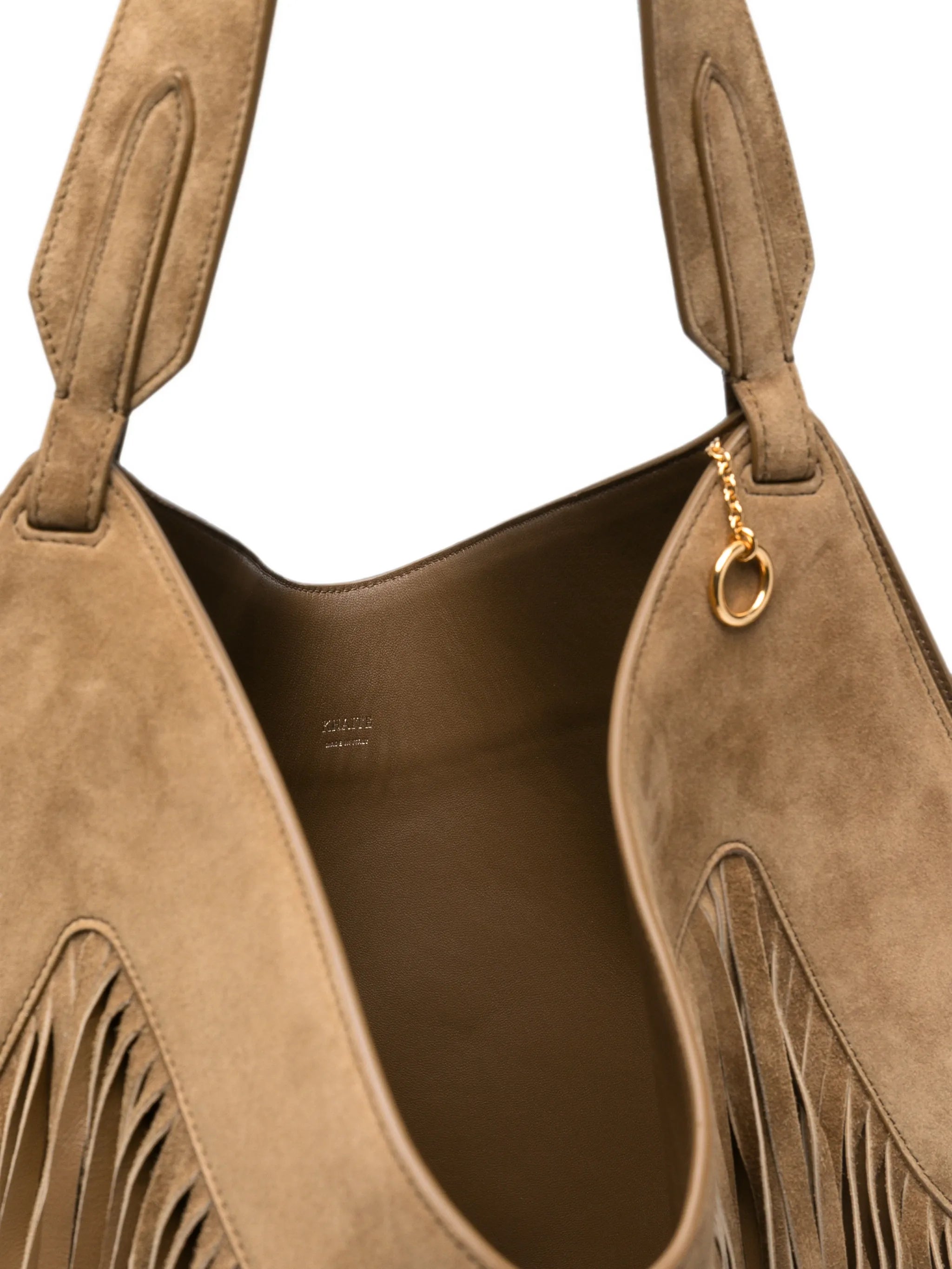small Lotus fringe tote