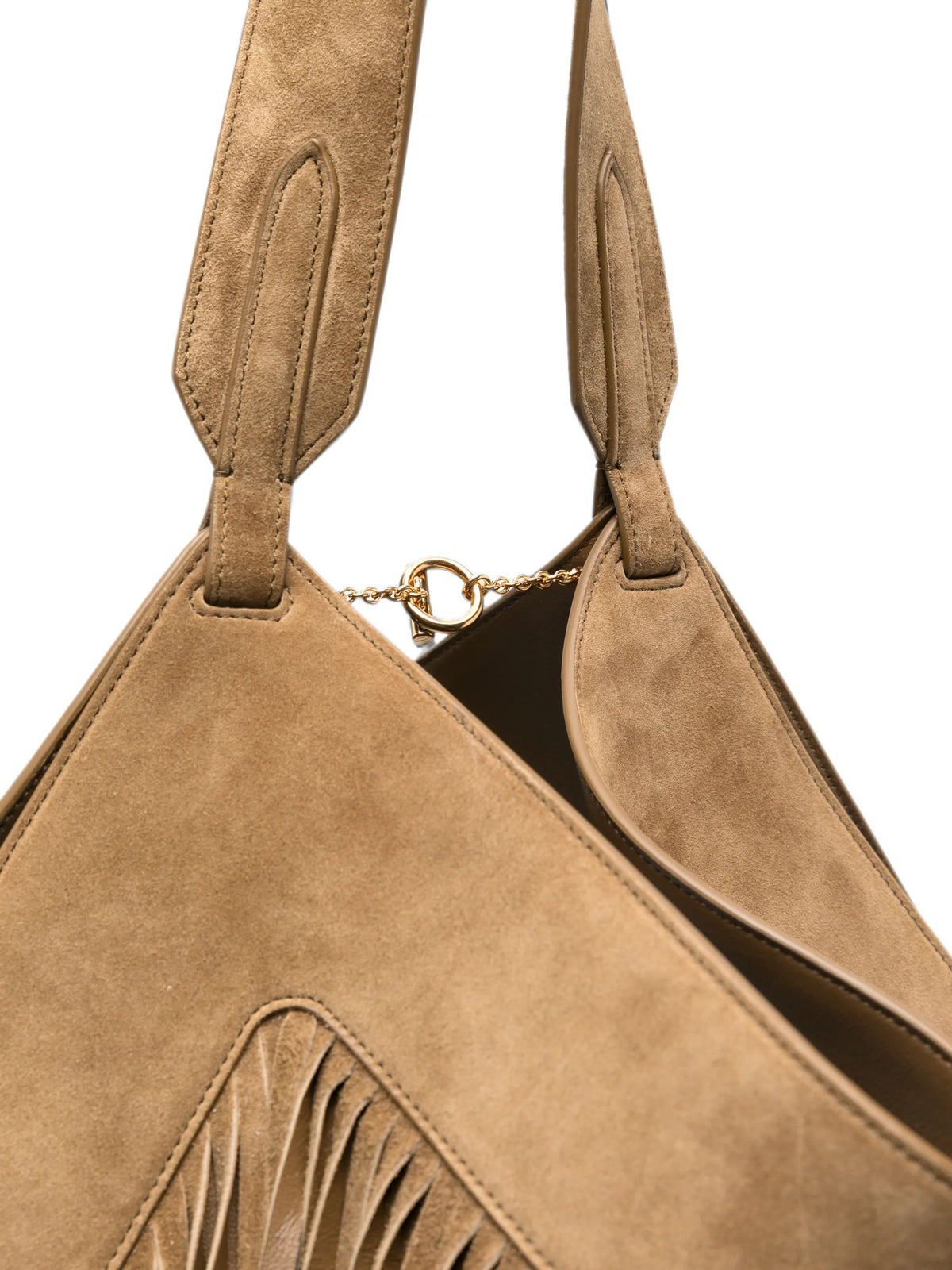 small Lotus fringe tote