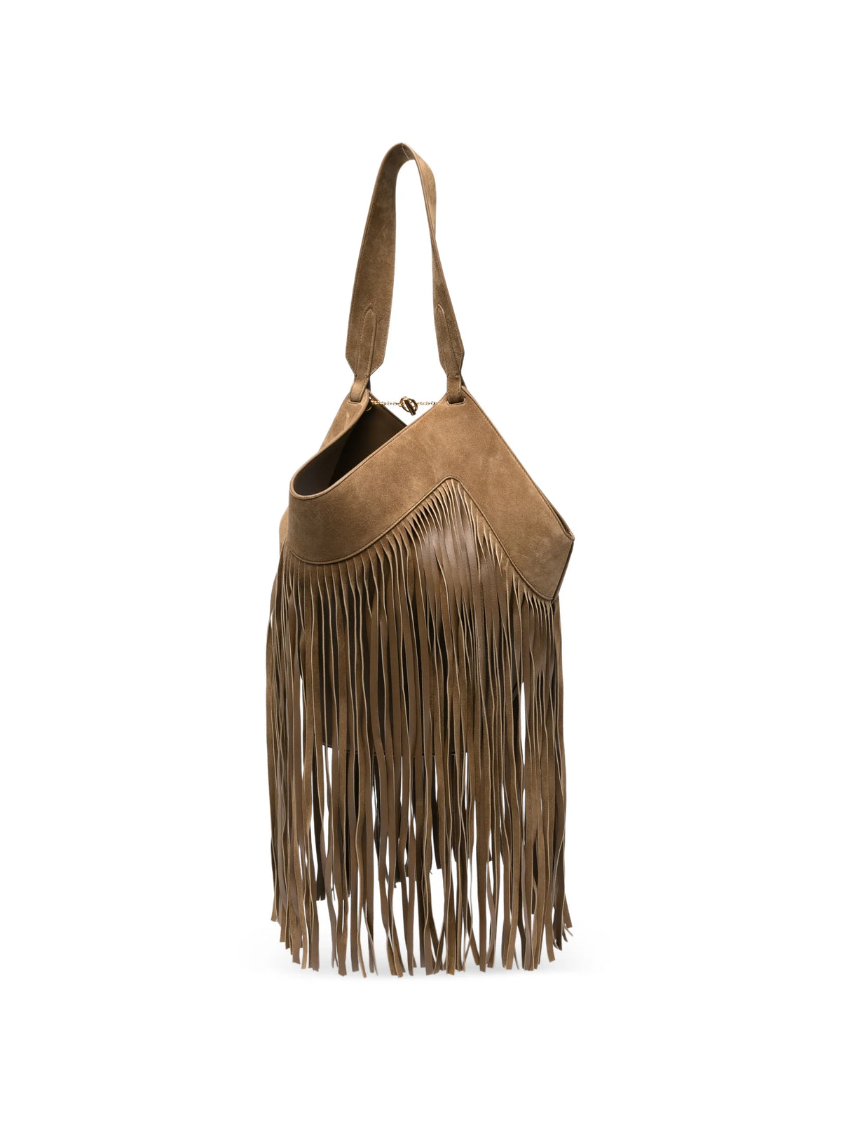 small Lotus fringe tote