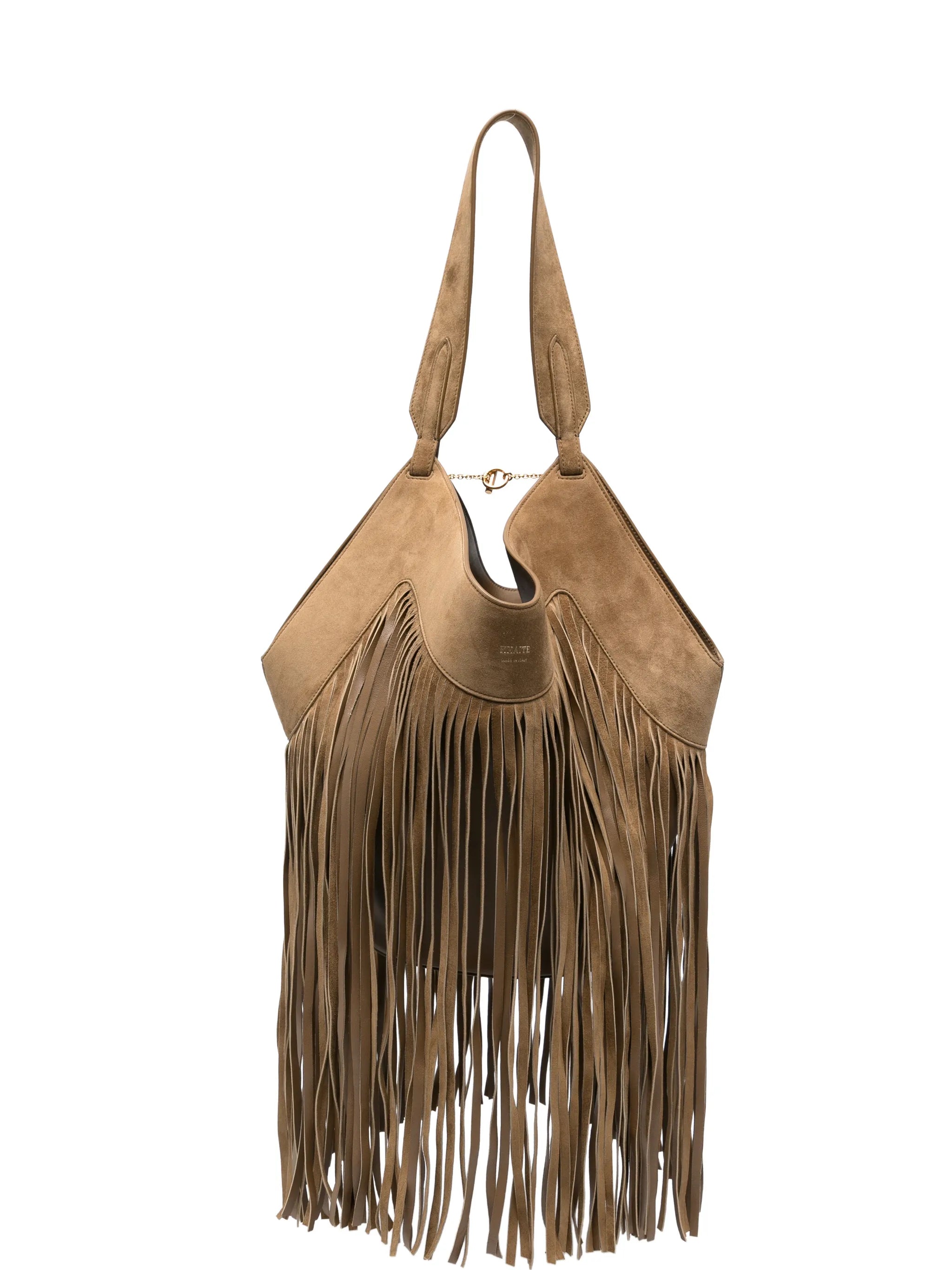small Lotus fringe tote
