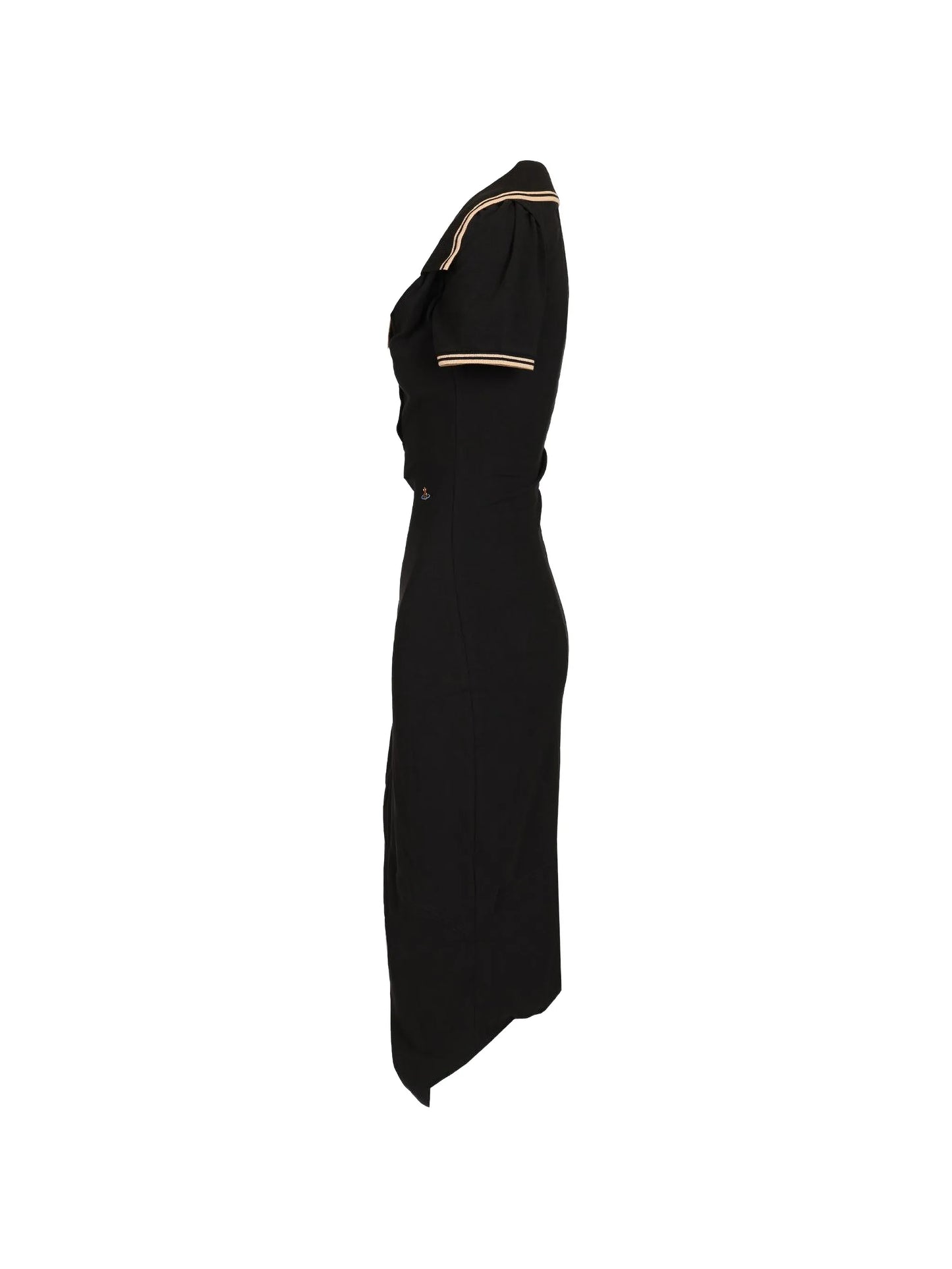Long Monday Pulling polo-collar midi dress