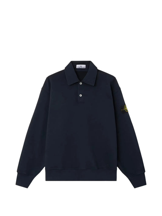 6100054 tubular cotton fleece polo shirt