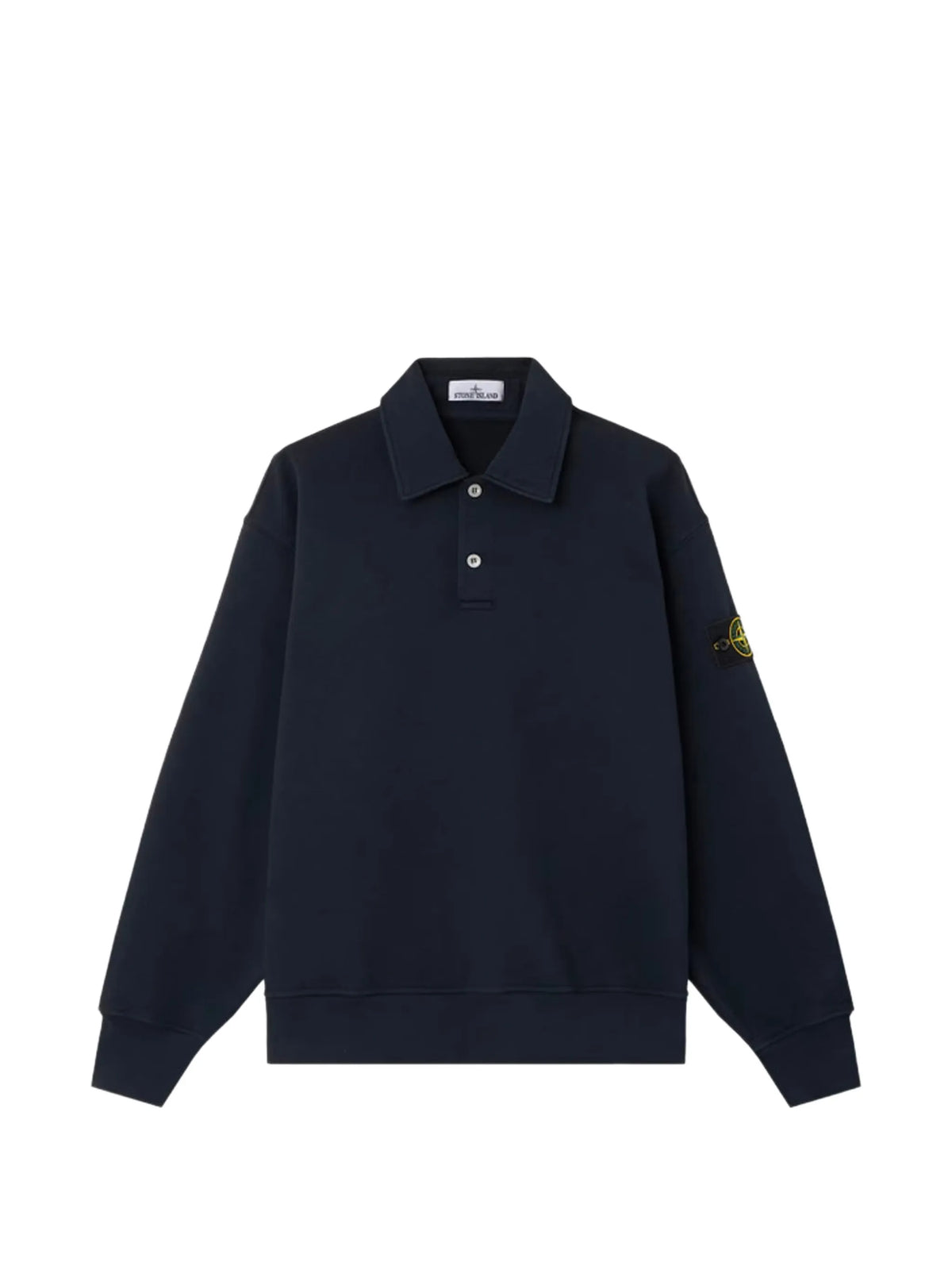 logo-patch polo shirt