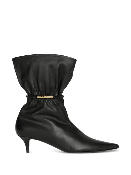 Sphynx smooth leather ankle boots