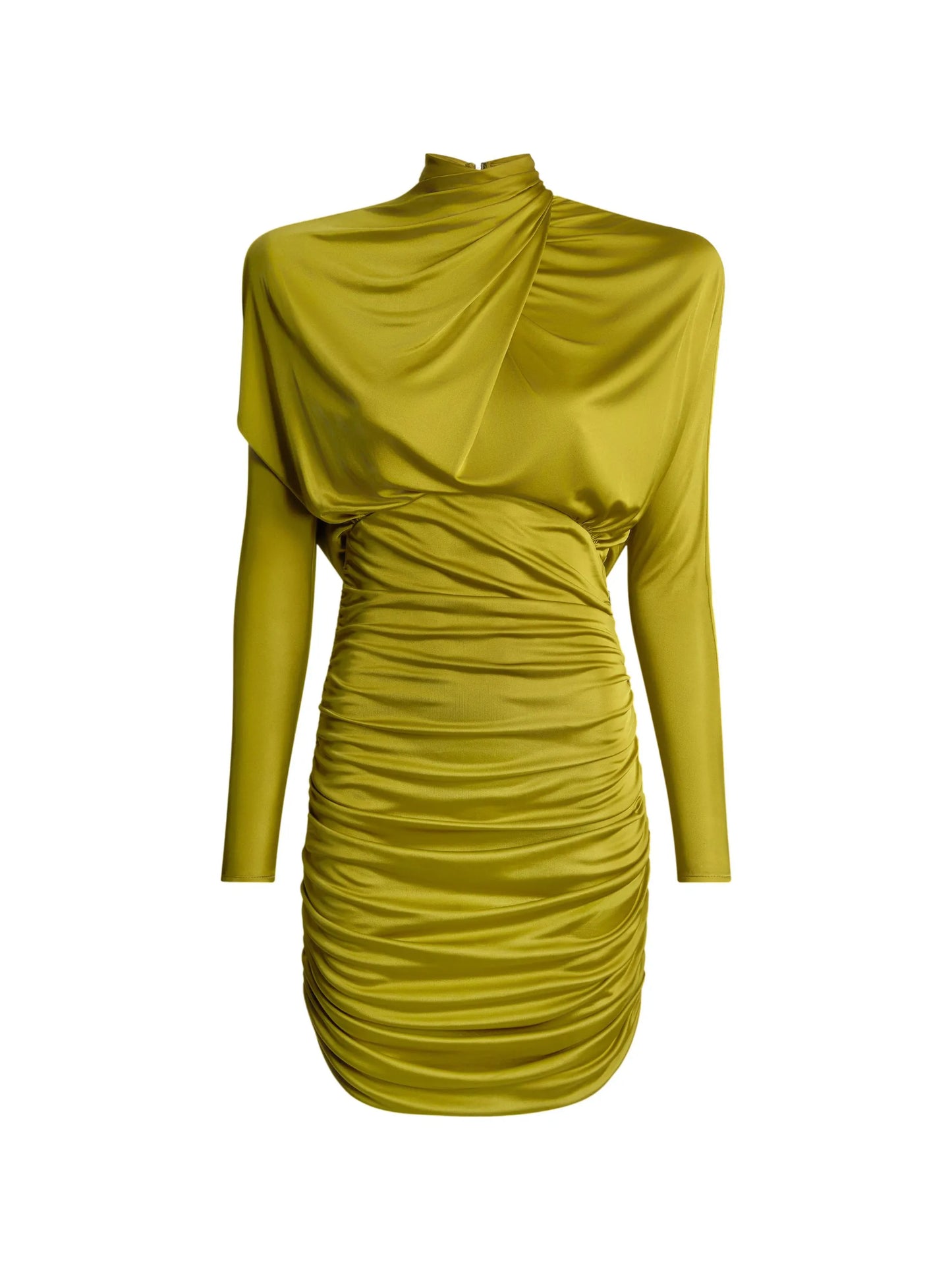 draped flowing jersey dress