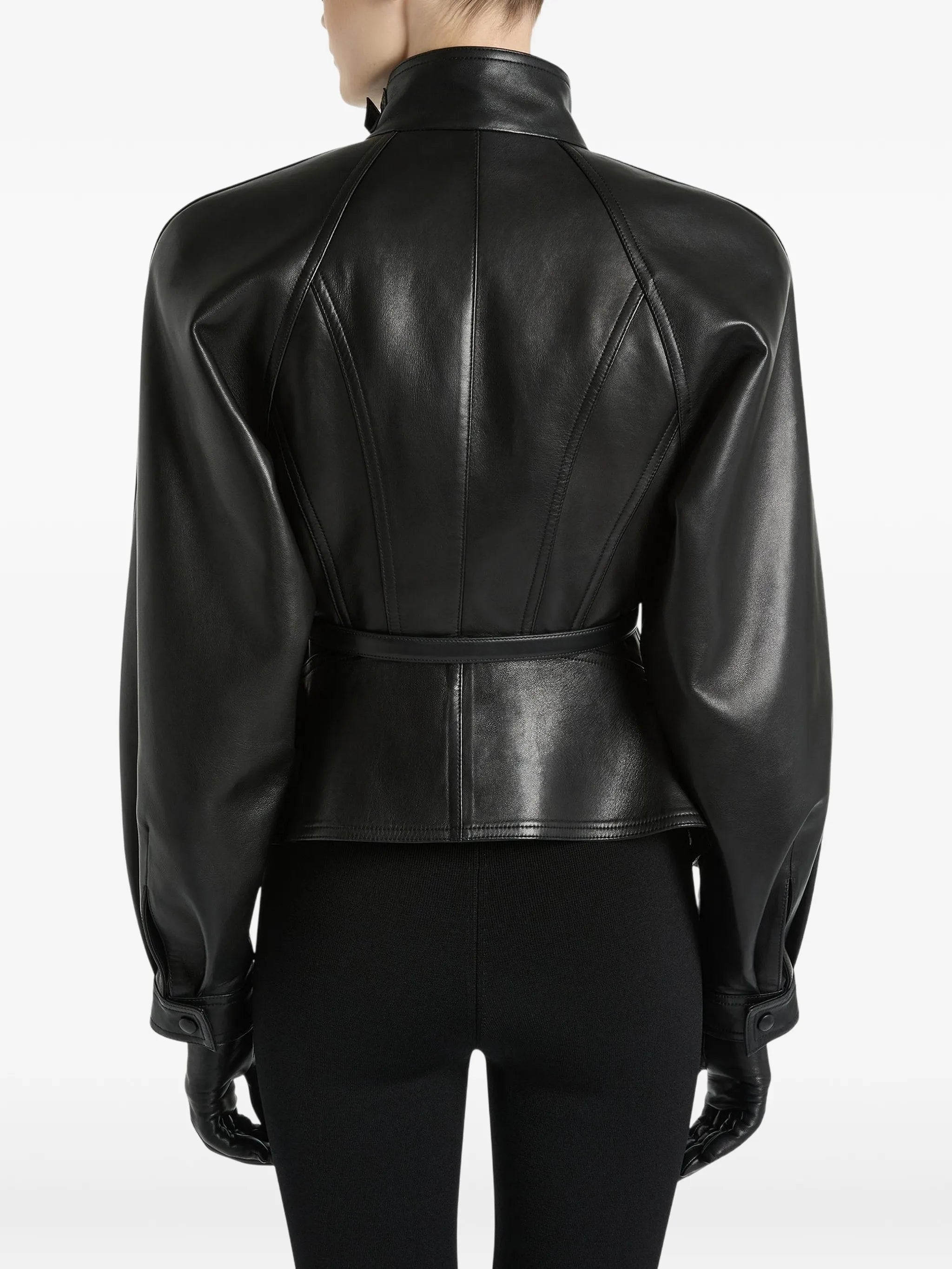 lambskin signature jacket